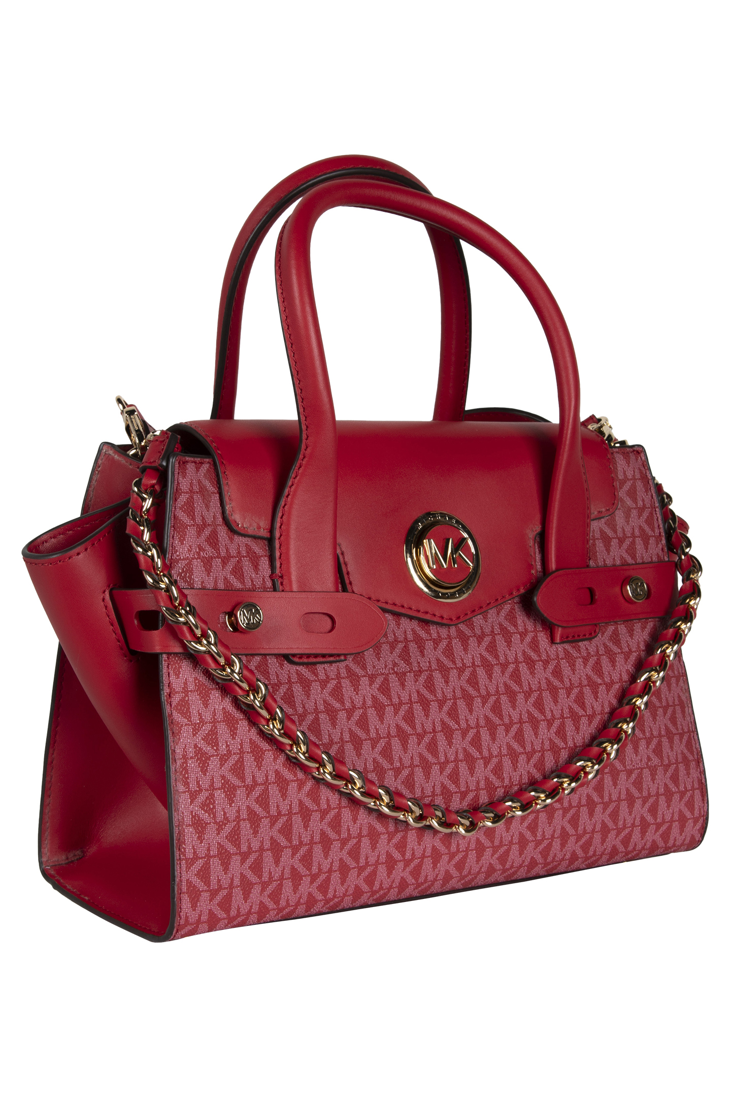 SM FLAP SATCHEL CRIMSON 4