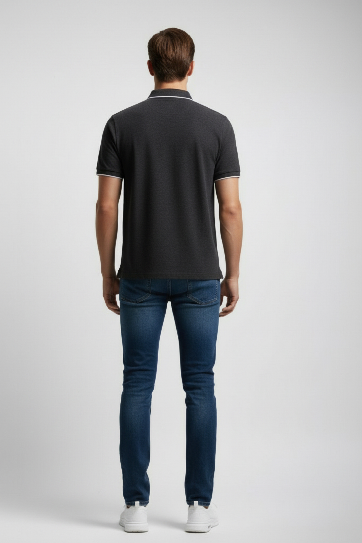 SUSTAINABLE POLO CHARCOAL MEL 2