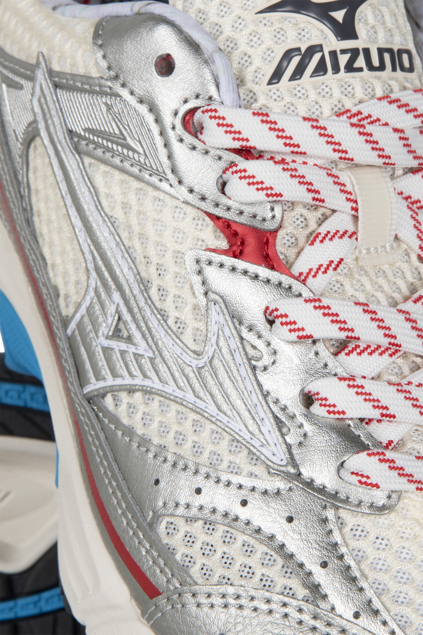 SHOE MXR UNISEX PRISTINE/HIGH RISK RED/BLUE PACE 4