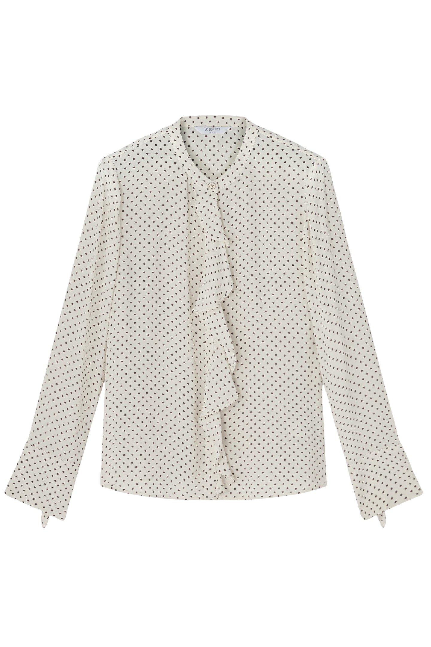 TW CODY POLKA DOT BOUSE CREAM 2