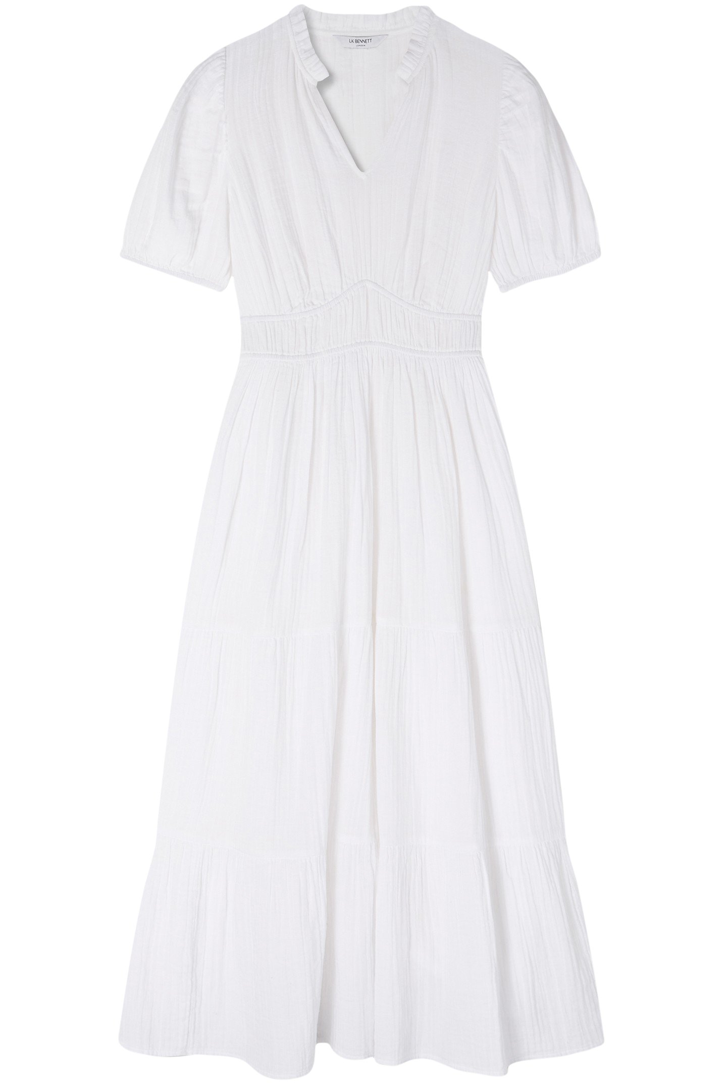 DR FELICITY GAUZE DRESS WHITE 3