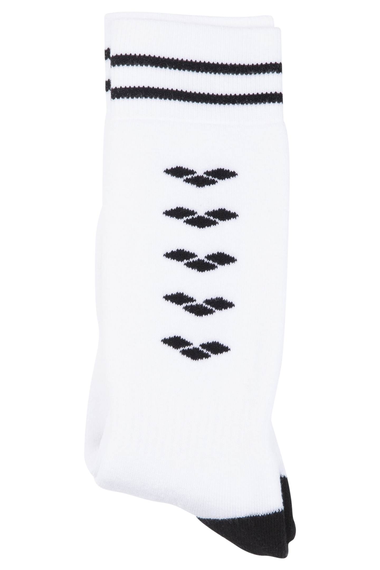 ICONS SOCKS WHITE-BLACK 2