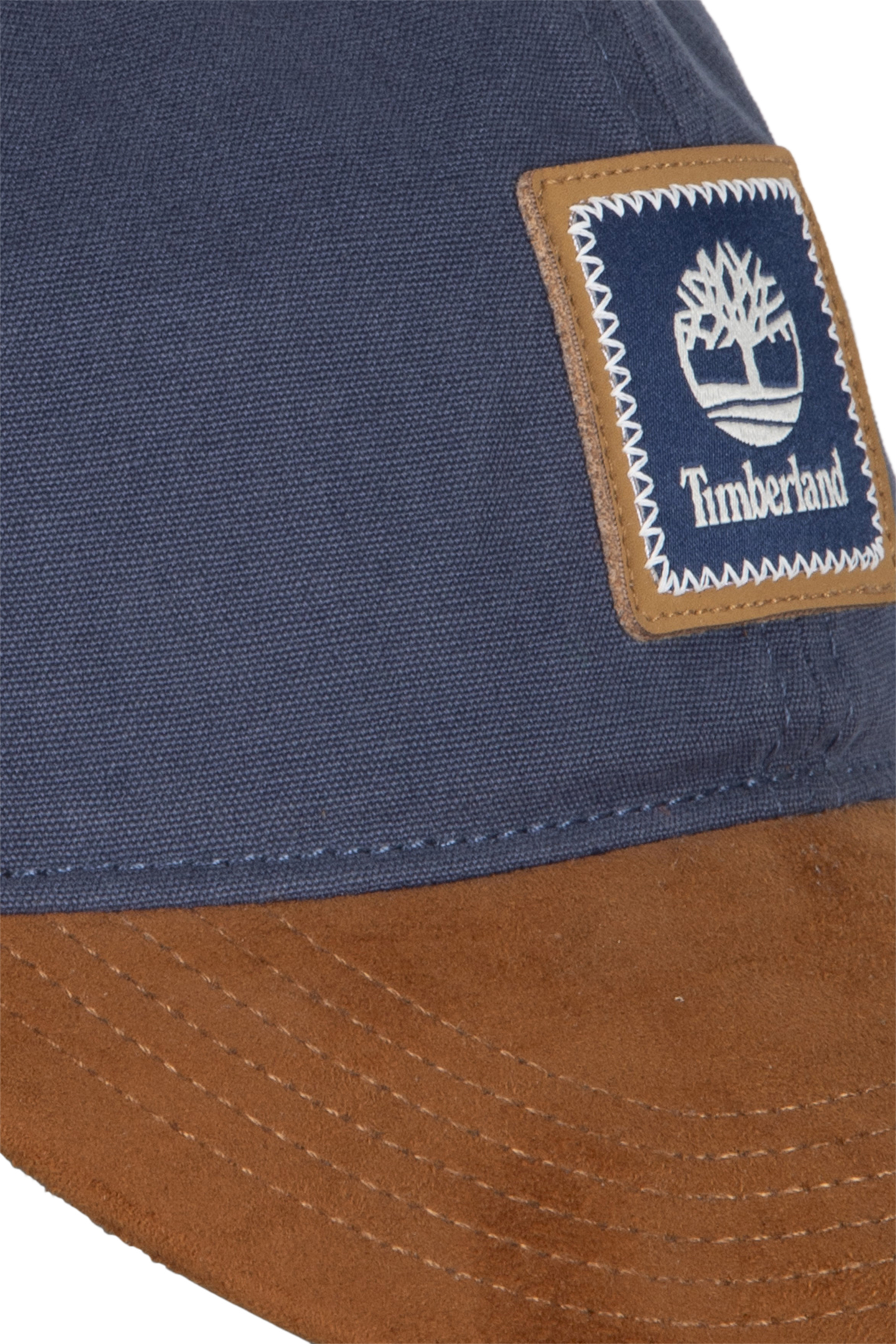 UNISEX ZIG ZAG STITCH BASEBALL CAP DARK DENIM 4