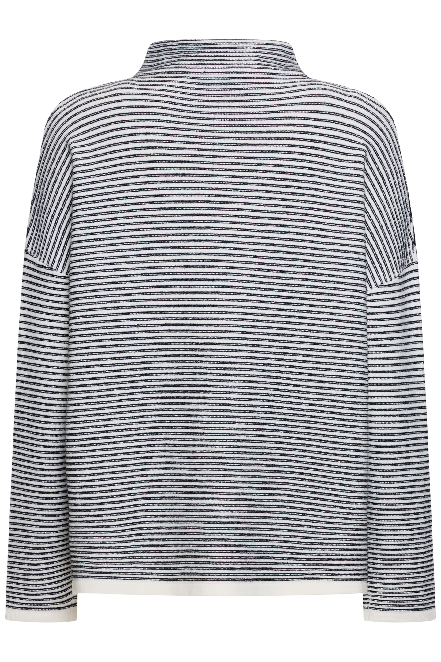 BABYSOFT STRIPE LENA HIGH NK WINTER WHT/MIDNIGHT 5