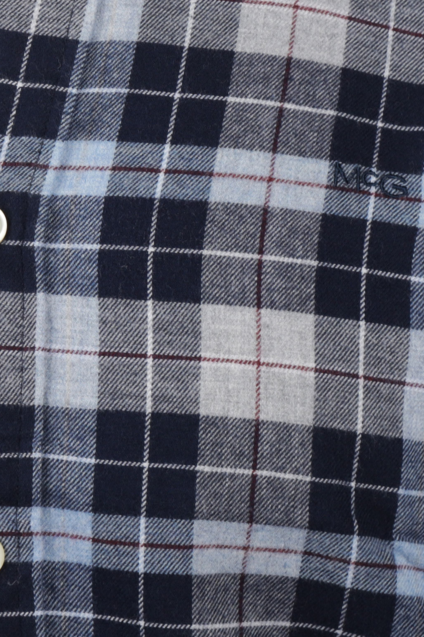 FLANNEL CHECK SHIRT LIGHT BLUE 9