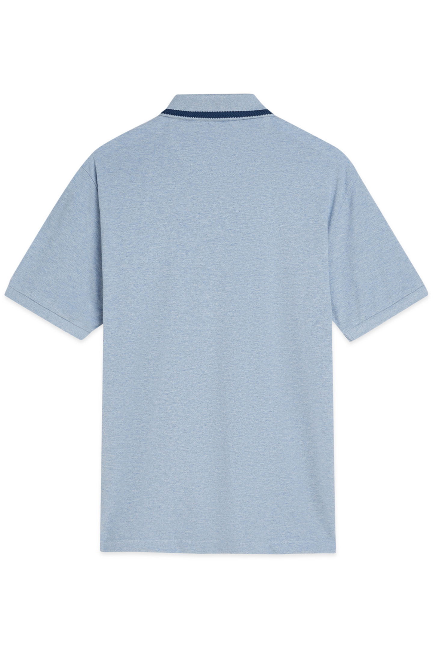 PIQUE SS POLO SKY/PEWTER 2