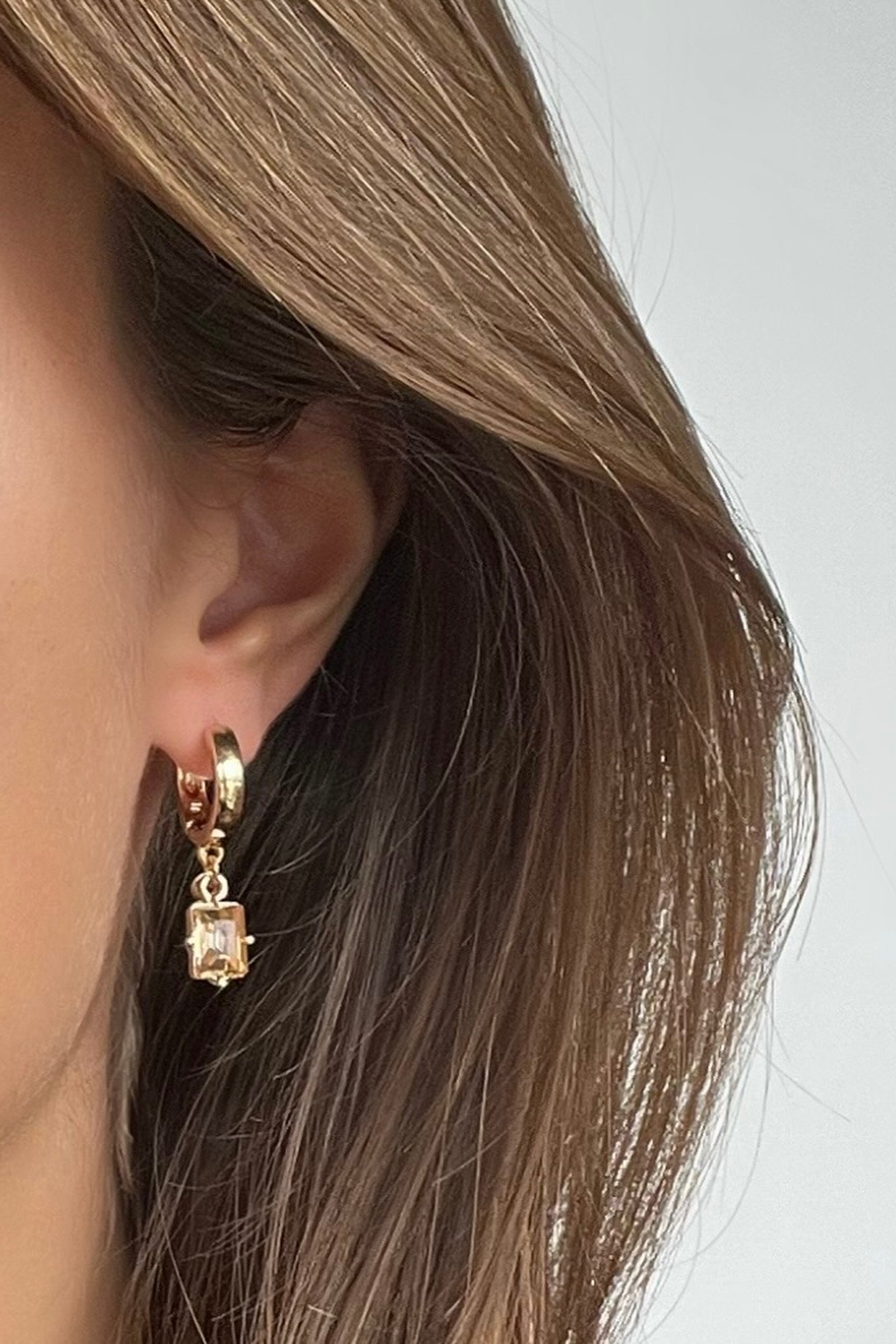 CRYSTAL SQUARE EARRINGS 2