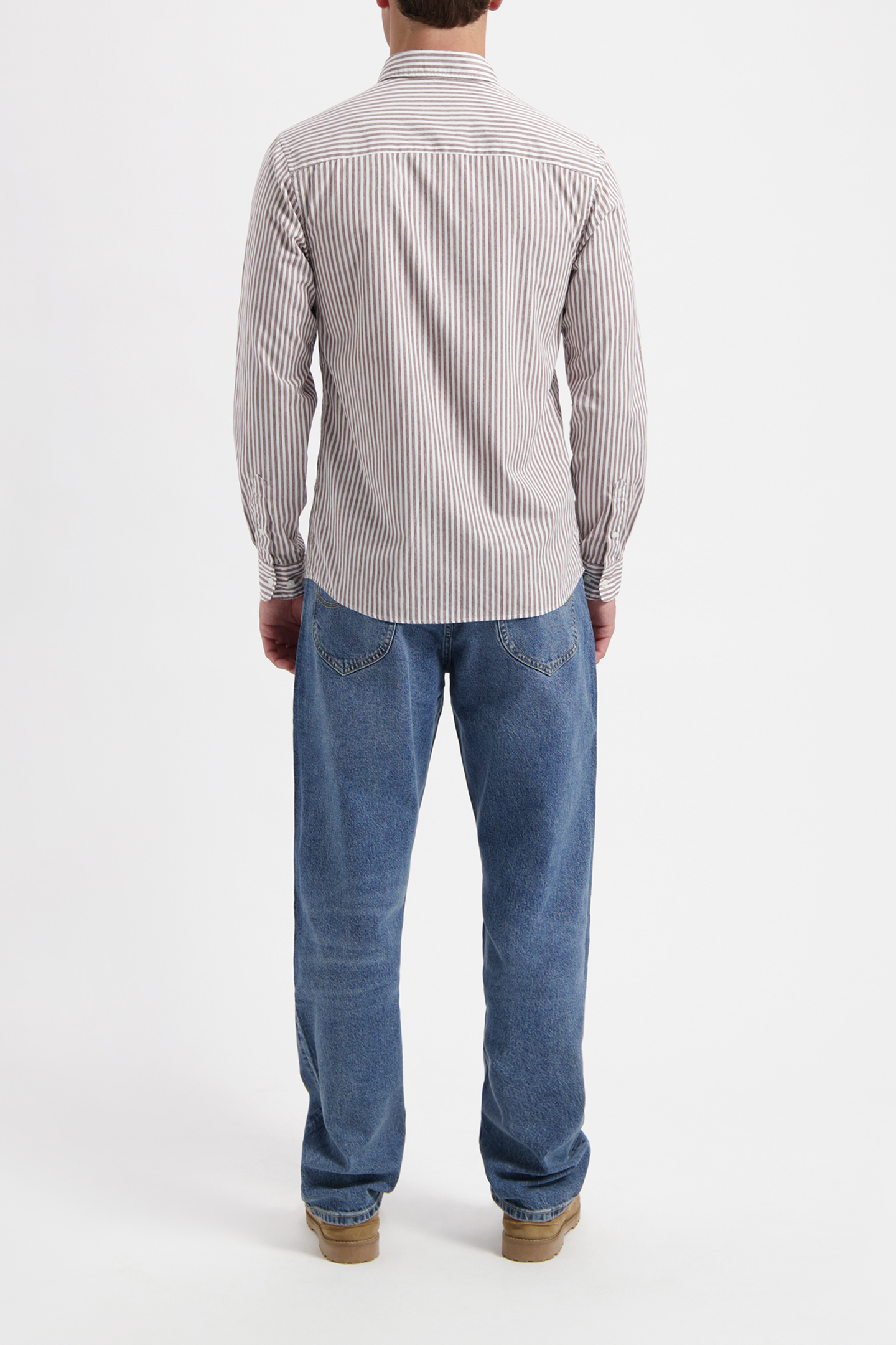 WAL – JAMES SHIRT BROWN STRIPED 3