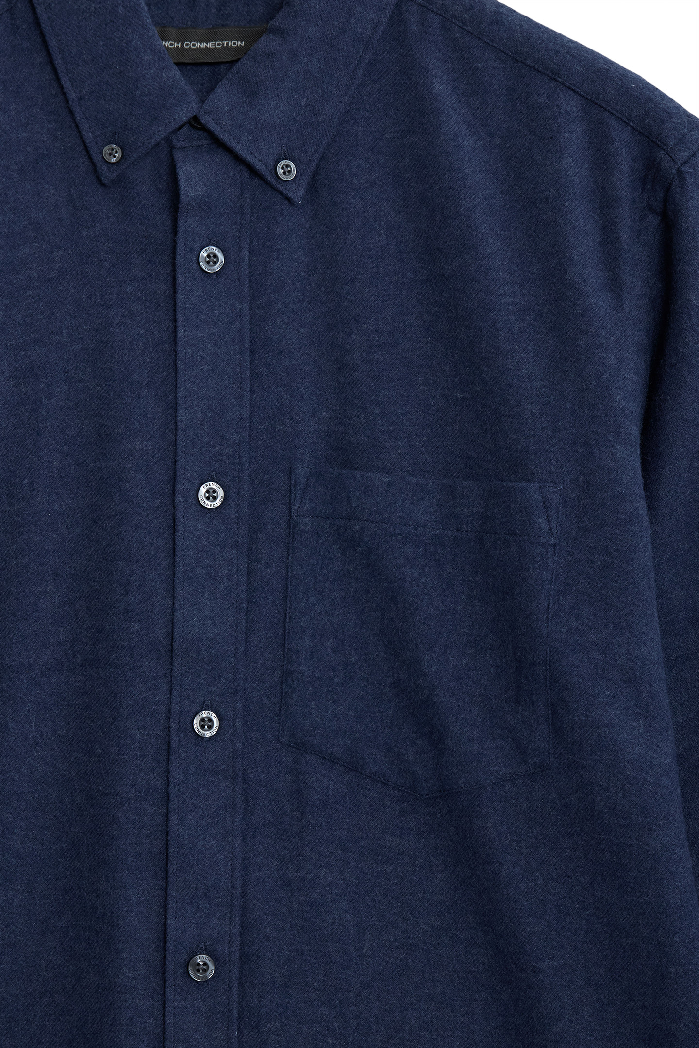 FLANNEL LS MID BLUE MEL 3