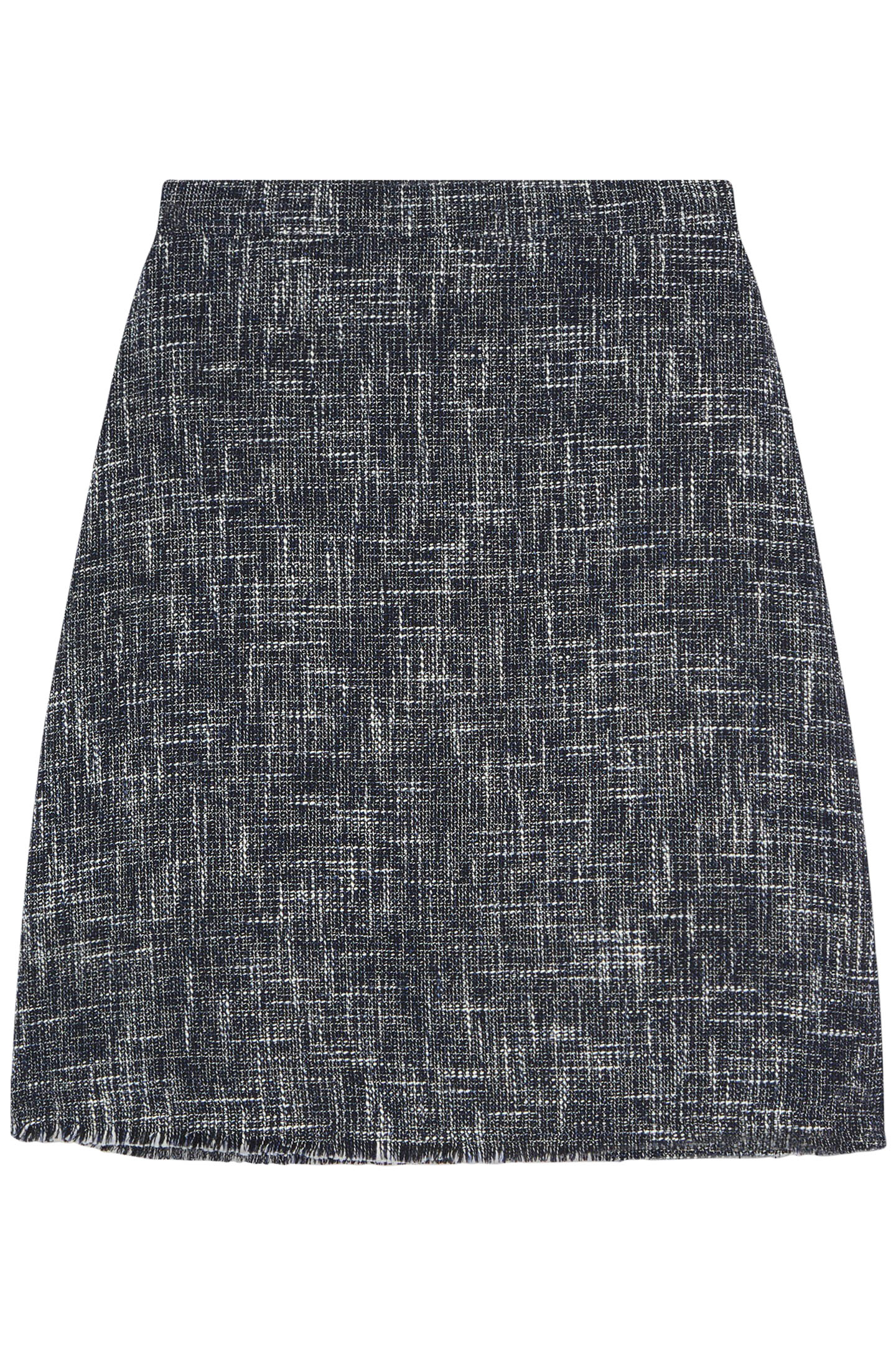 SK SUZIE TWEED HEM SKIRT INDIGO 3