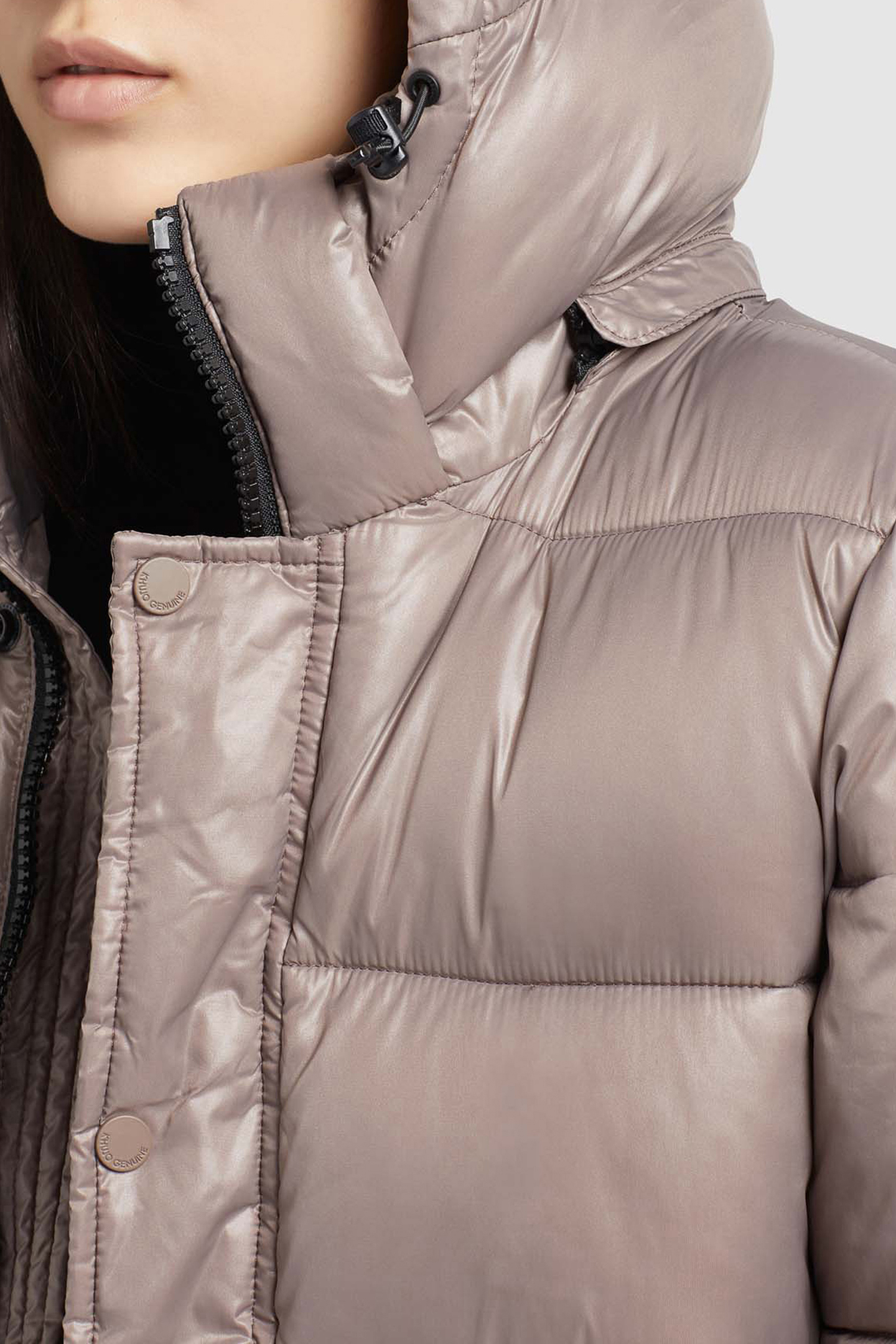 GERDA SHINY HIGH SHINE TAUPE GREY 8