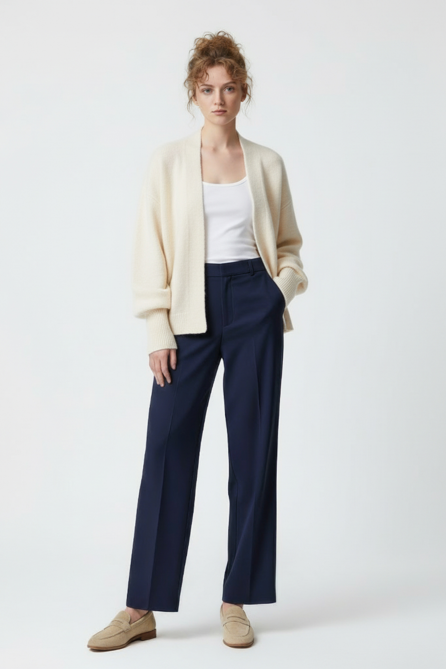 LOUIZA CARDIGAN ECRU 1