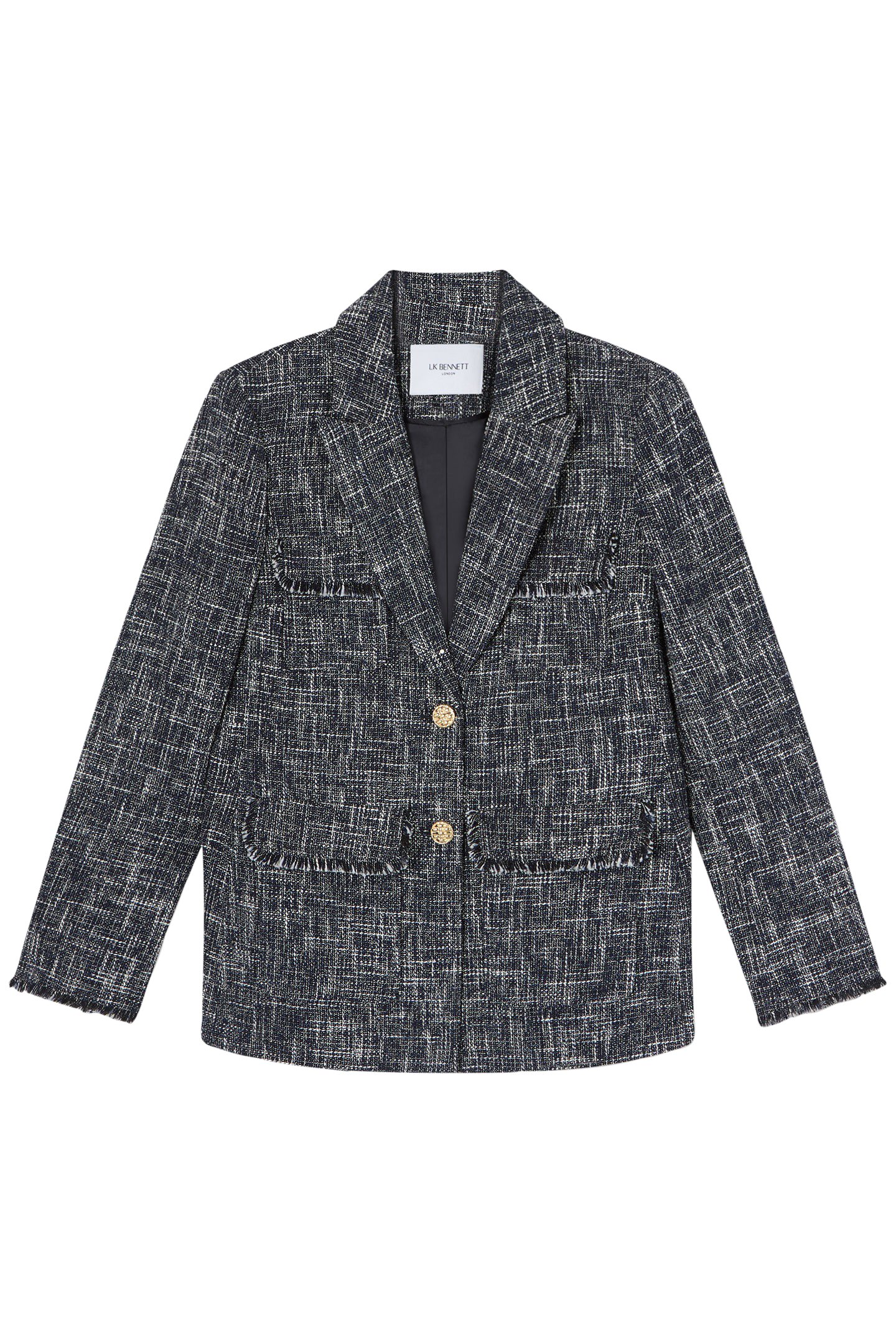 JK FINCH TWEED JACKET INDIGO 1