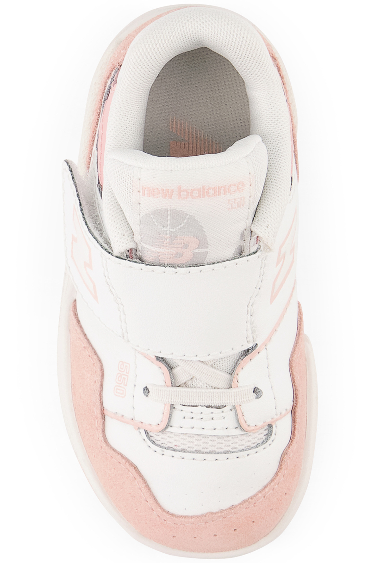 INFANT GIRLS 550 BUNGEE LACE WITH TOP STRAP WHITE 3