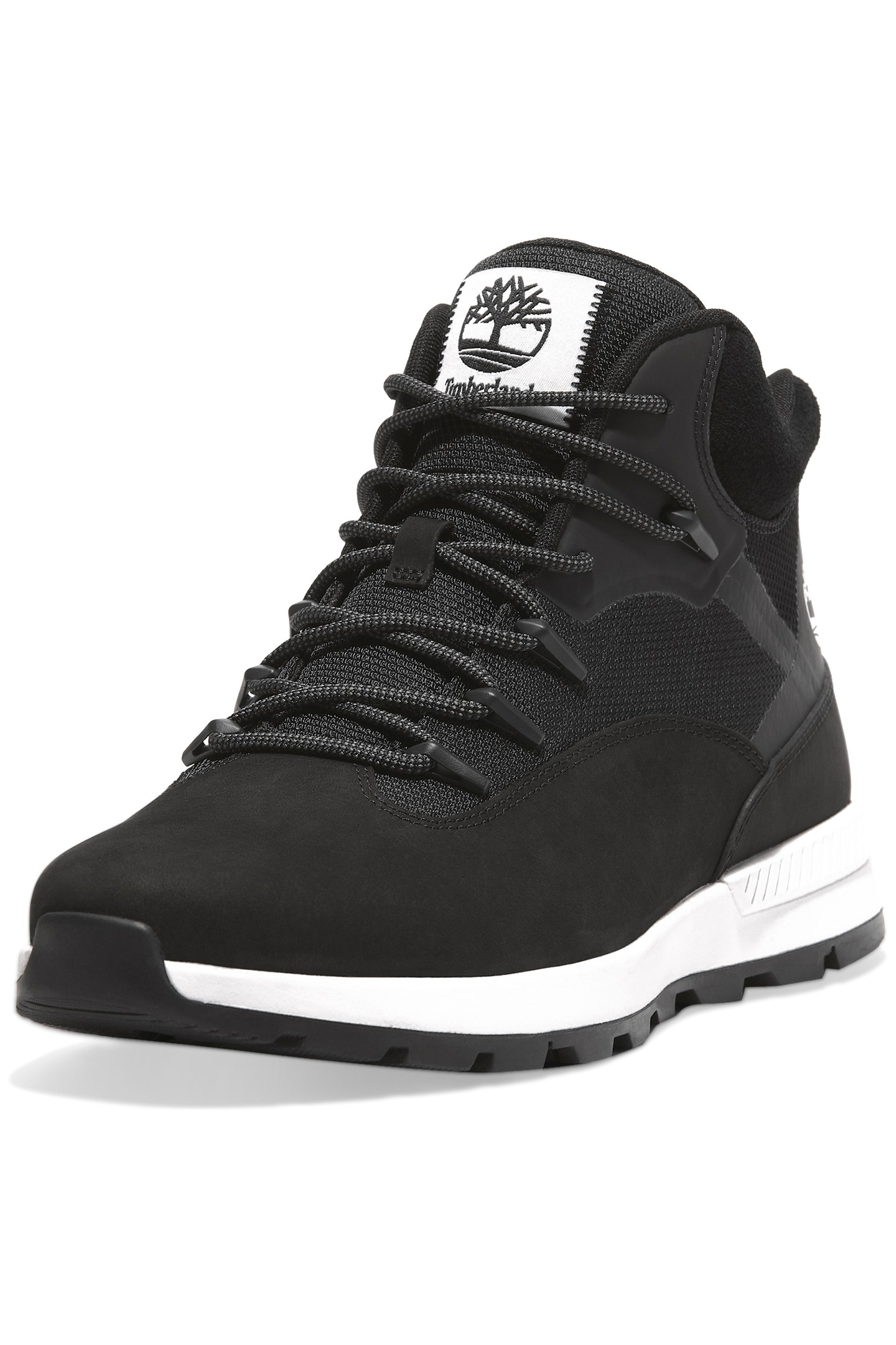 SPRINT TREKKER MID LACE UP SNEAKER BLACK NUBUCK 7