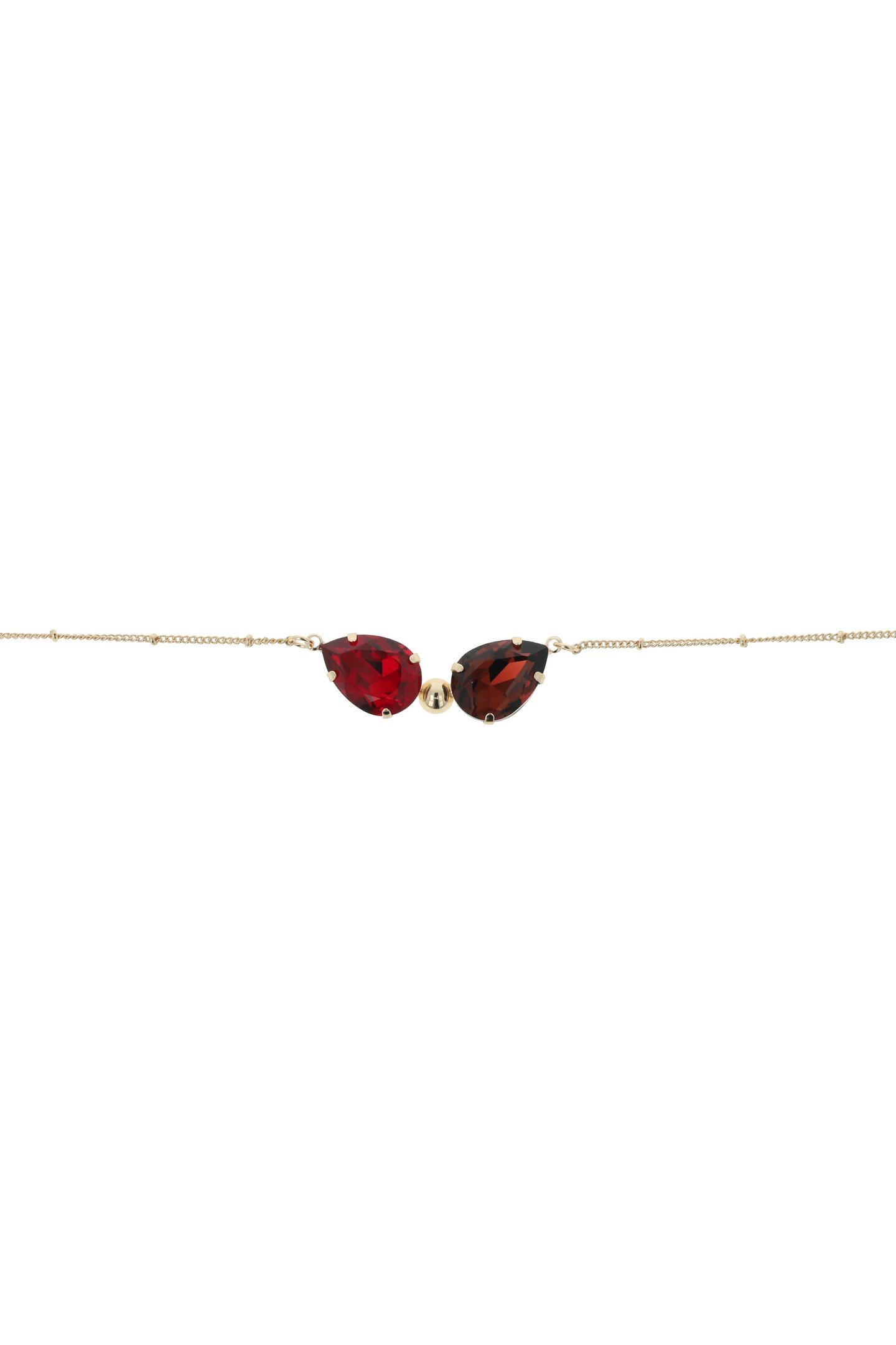 CLASSIC DROP NECKLACE RED 3