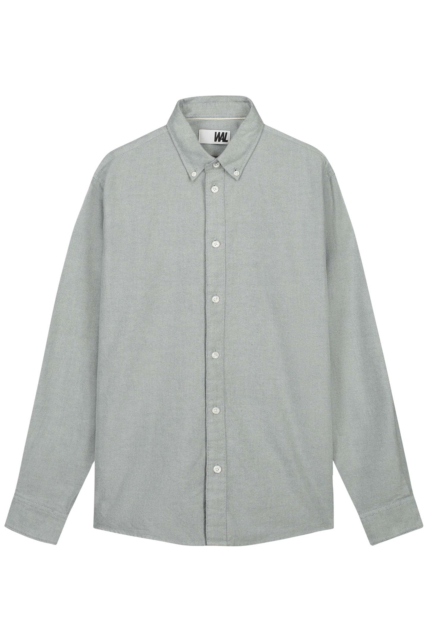 WAL – JAMES BRUSHED OXFORD REGULAR SHIRT GREEN 1