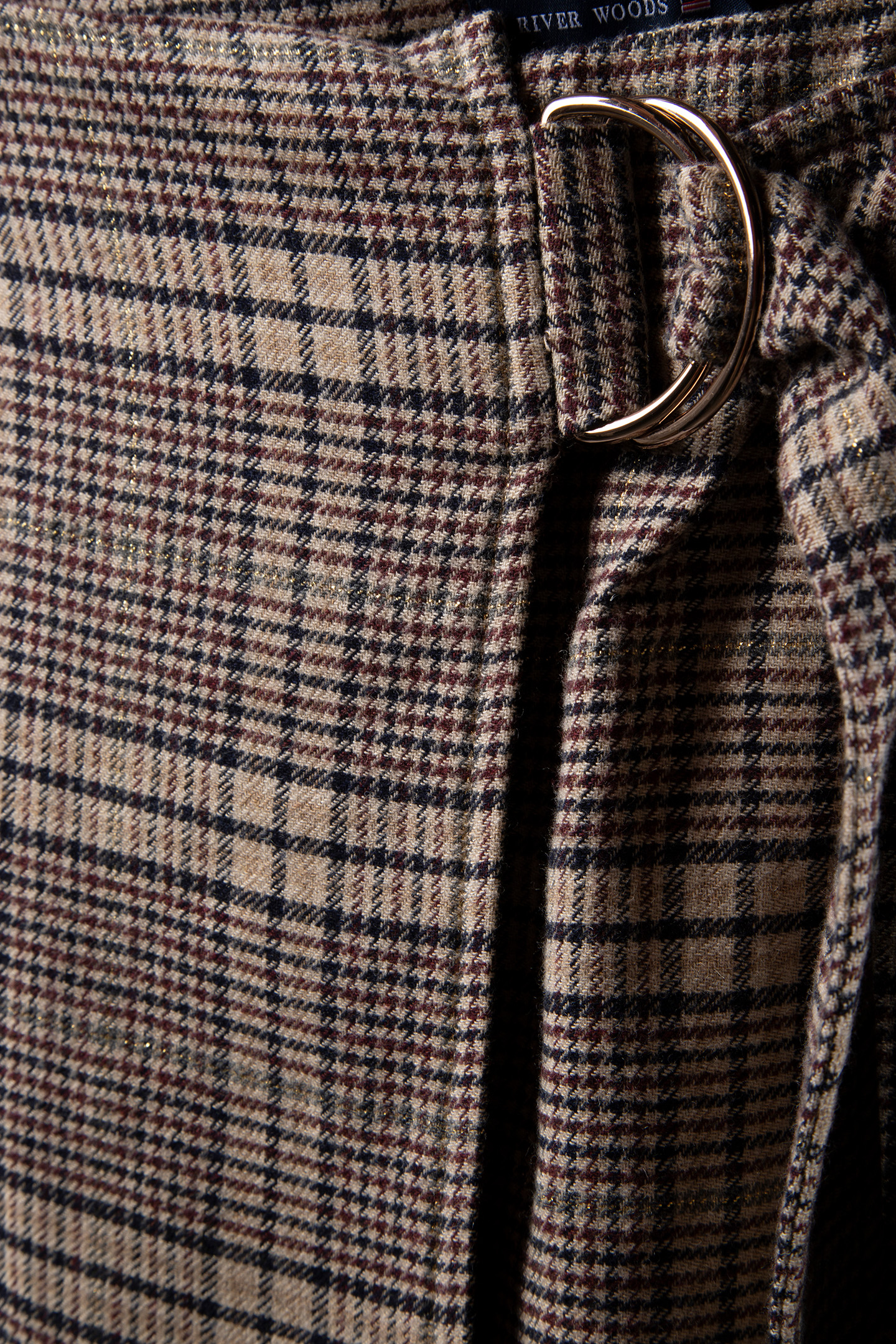 WRAP MIDI SKIRT IN BROWN 5