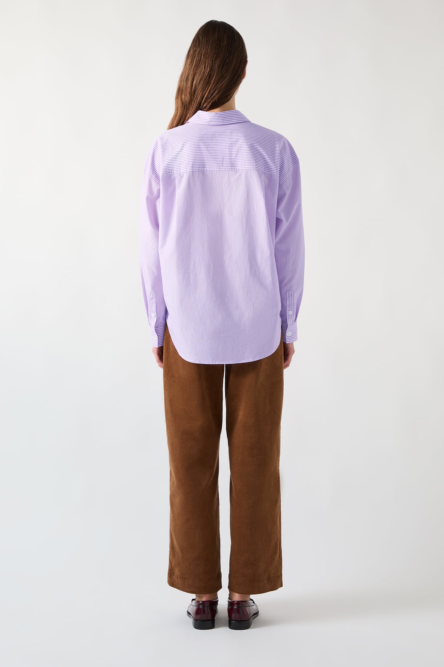 TW PIP CORSAGE SHIRT PURPLE 3