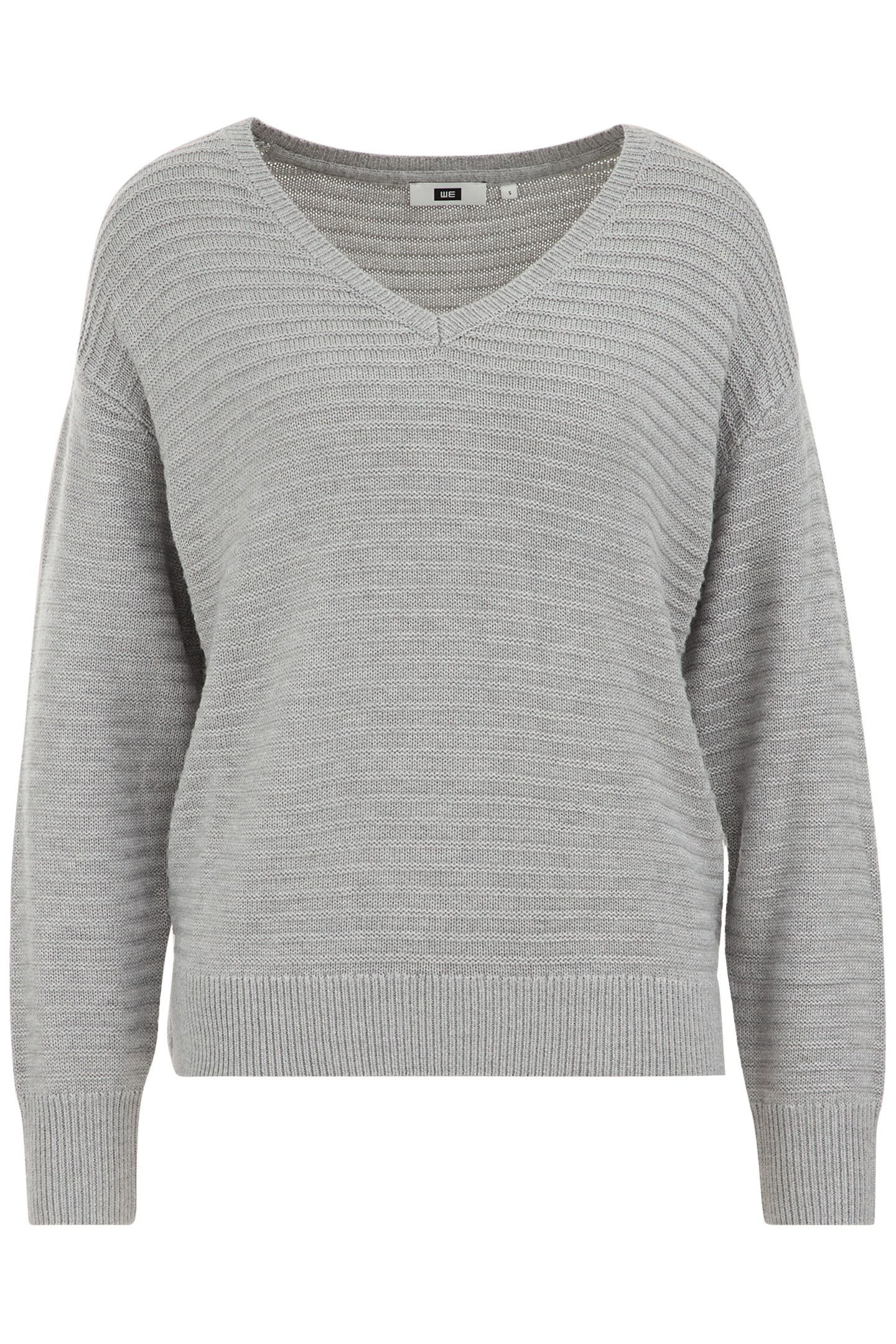 KNITTED PULLOVER LIGHT GREY 4