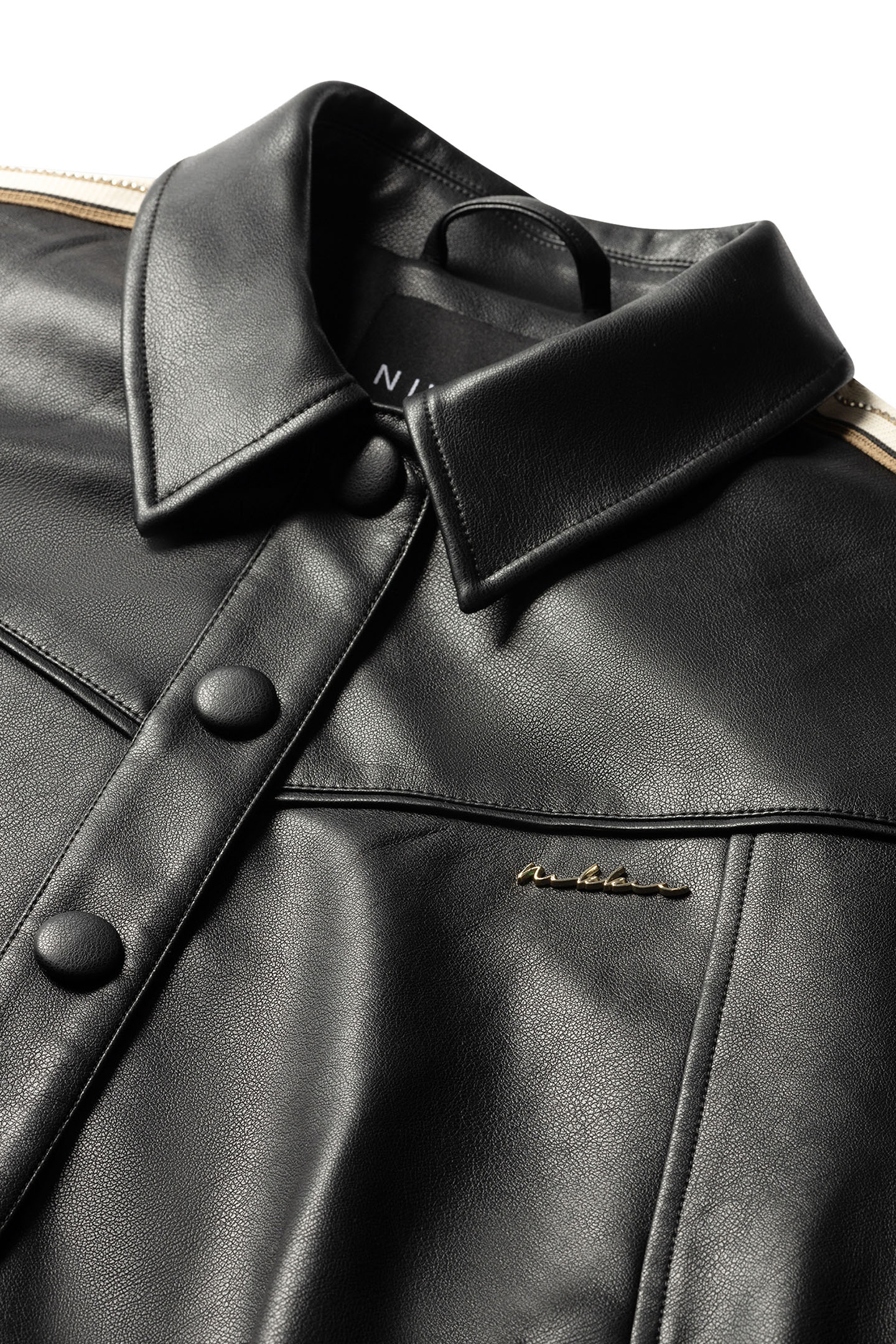 HYDRA PU JACKET BLACK/CARAMEL 3