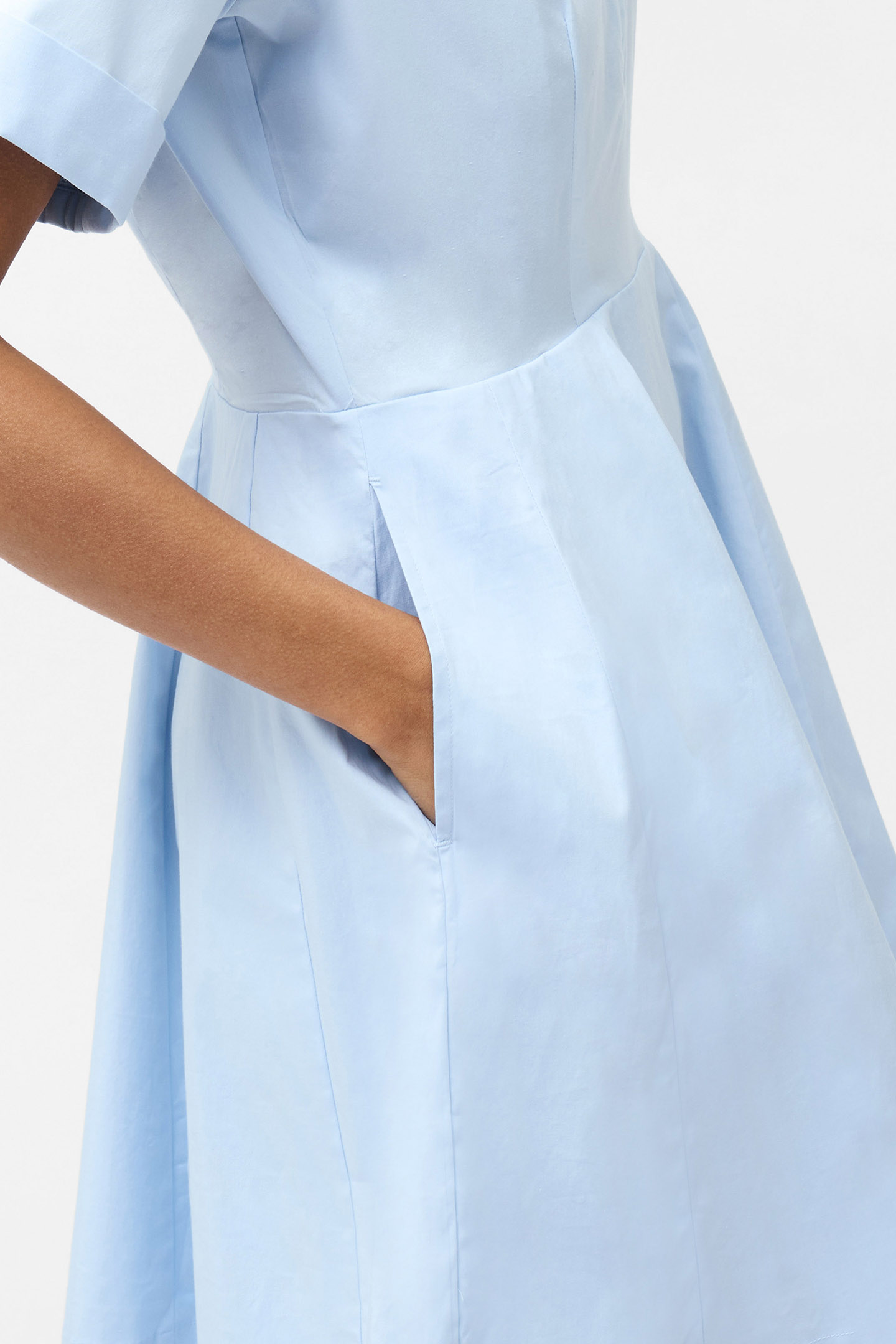 ISABELLE POPLIN MINI SHIRT DRS SKY BLUE 4