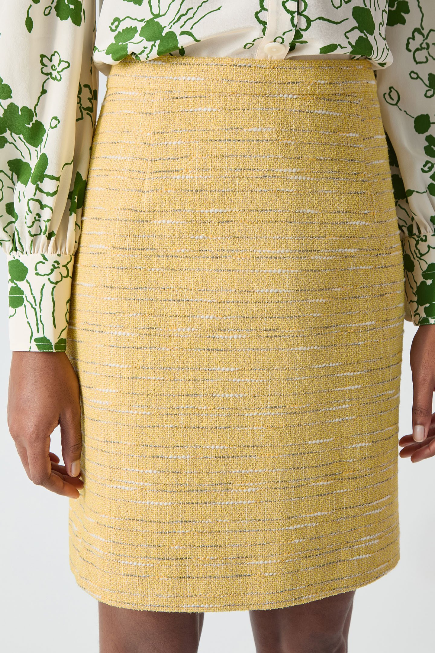 SK VARLEY TWEED SKIRT BUTTERCUP 4