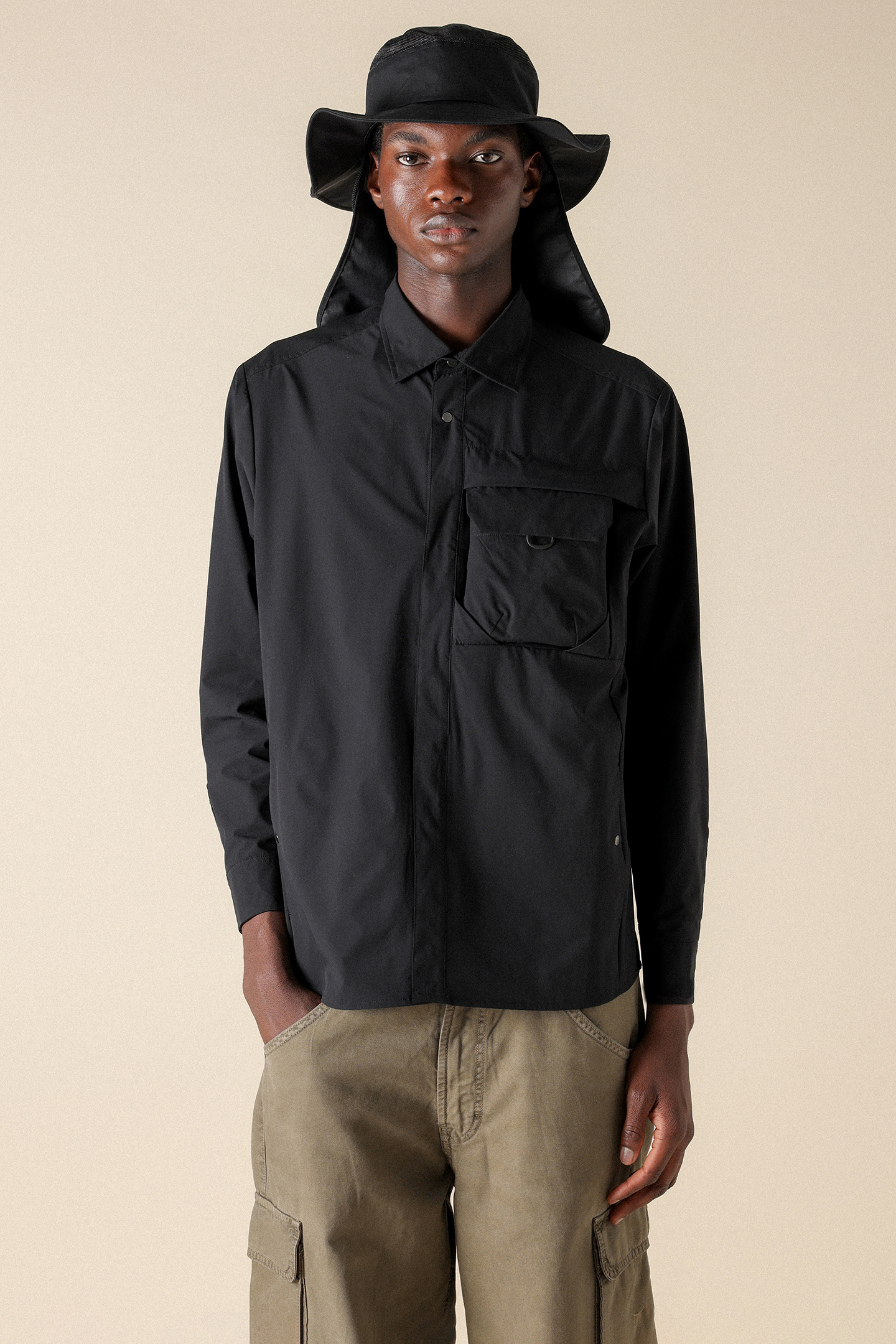 UNISEX SL SHINZO LONGSLEEVE SHIRT BLACK 2