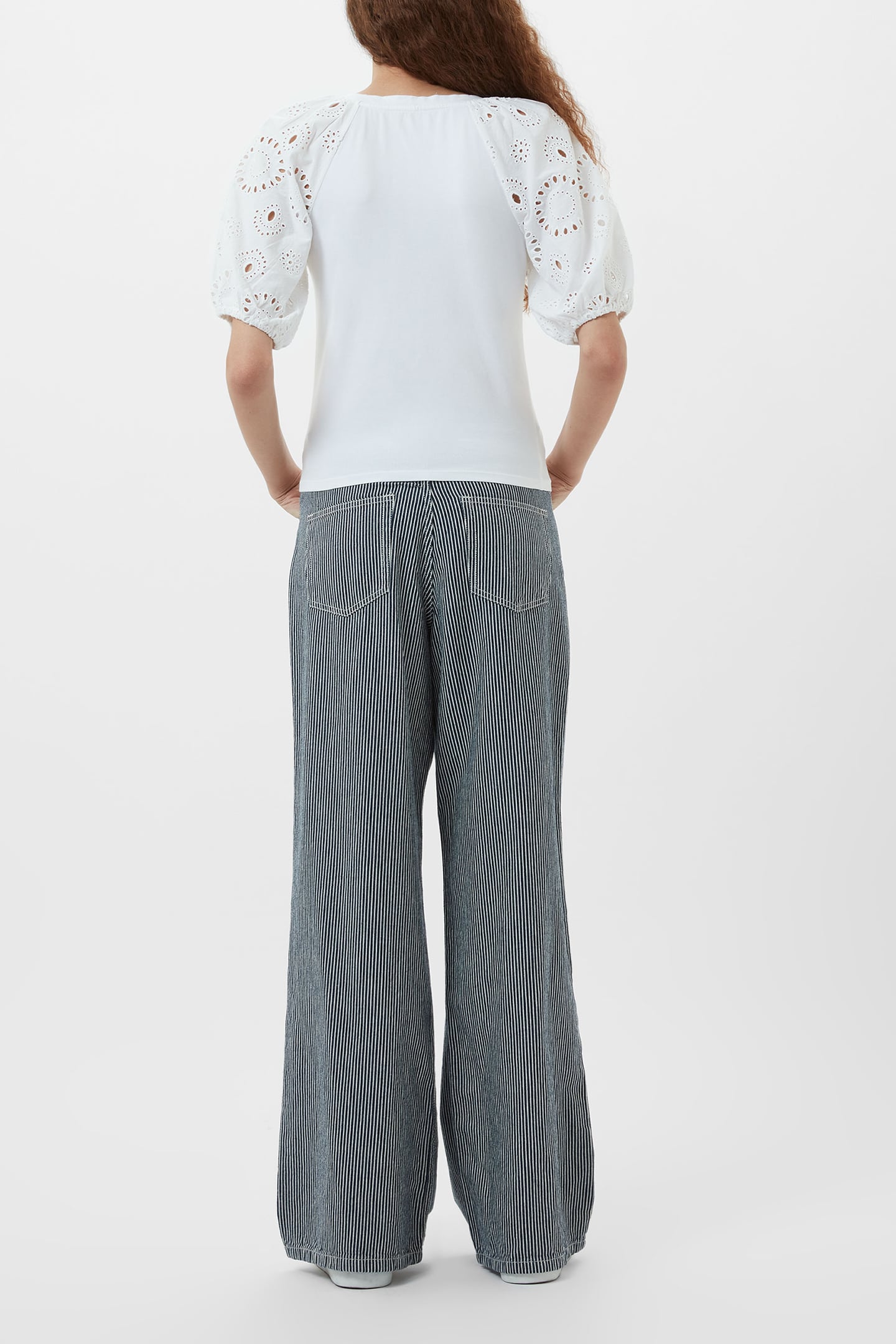 ROSANA ANGLAISE TOP LINEN WHITE 3