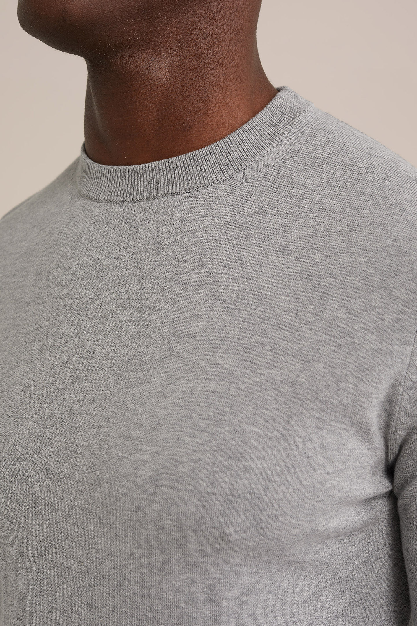PULLOVER BLENDED LIGHT GREY 5