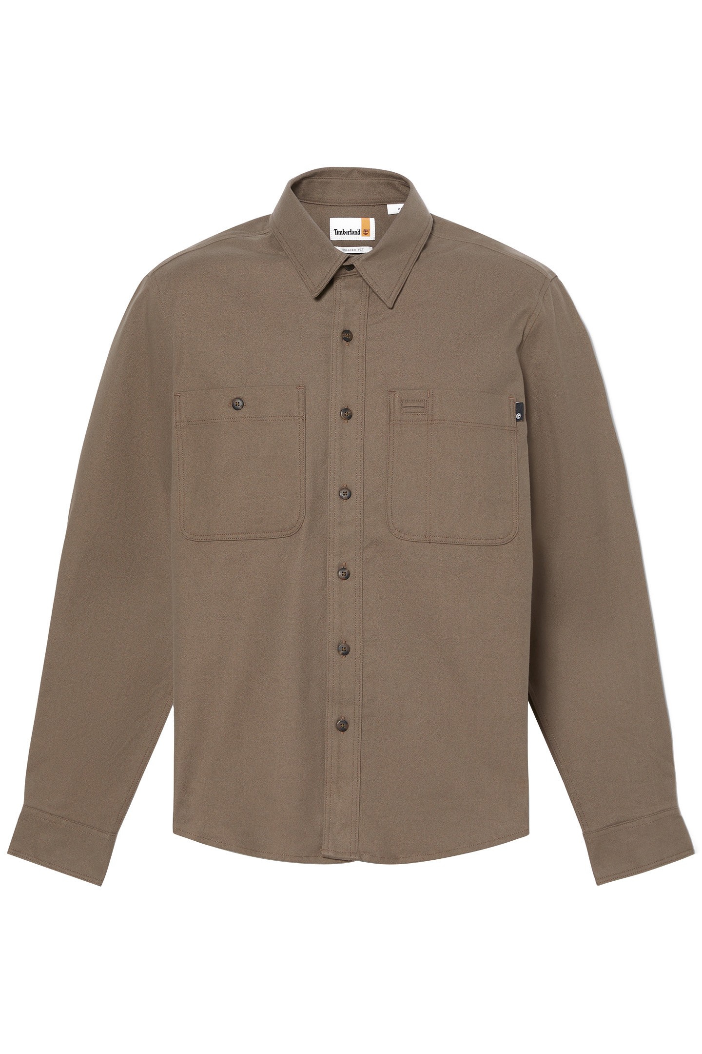 WINDHAM BRUSHED TWILL OVERSHIRT CHOCOLATE CHIP 4