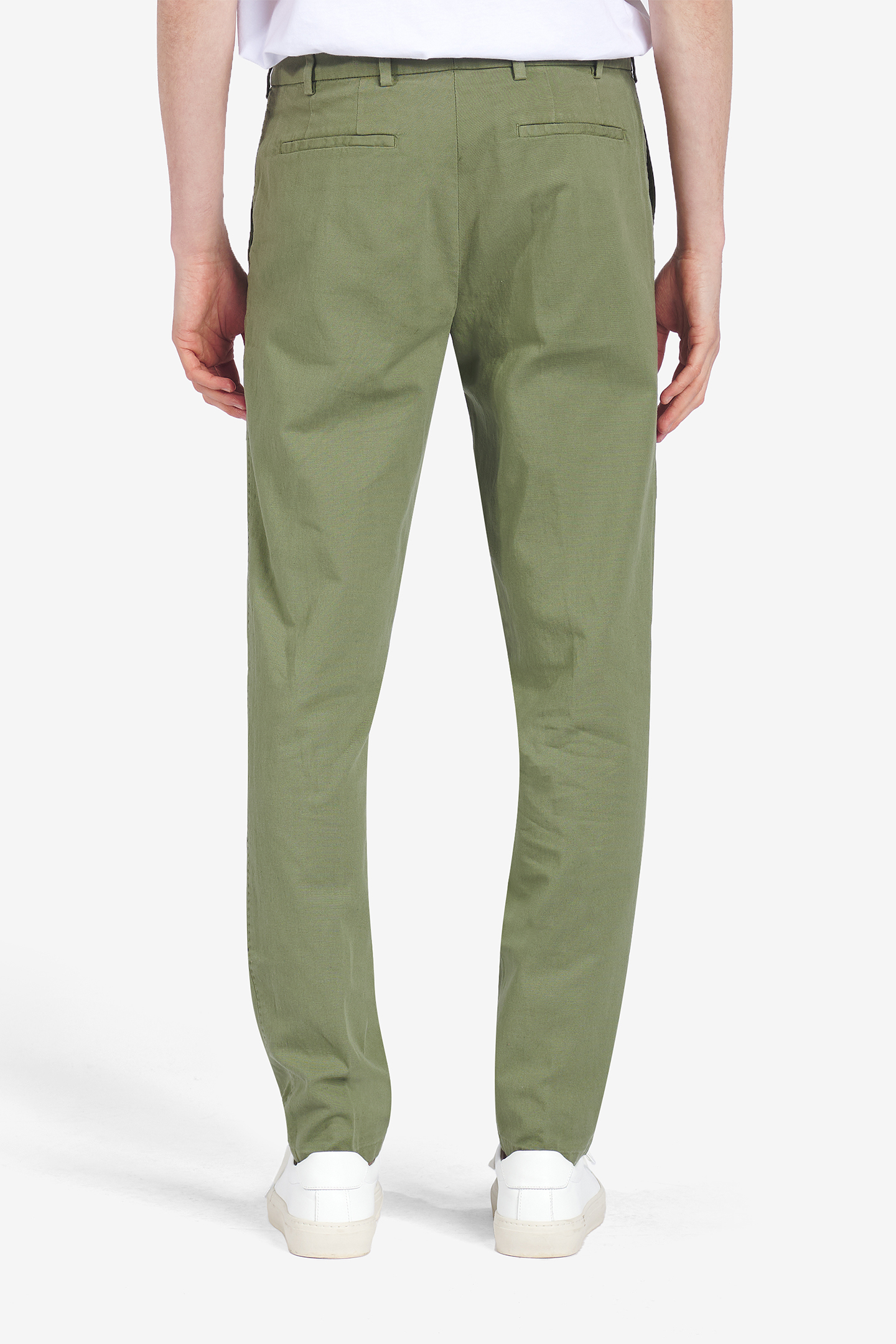DIEGO COTTON-LINEN STRETCH GREEN 2