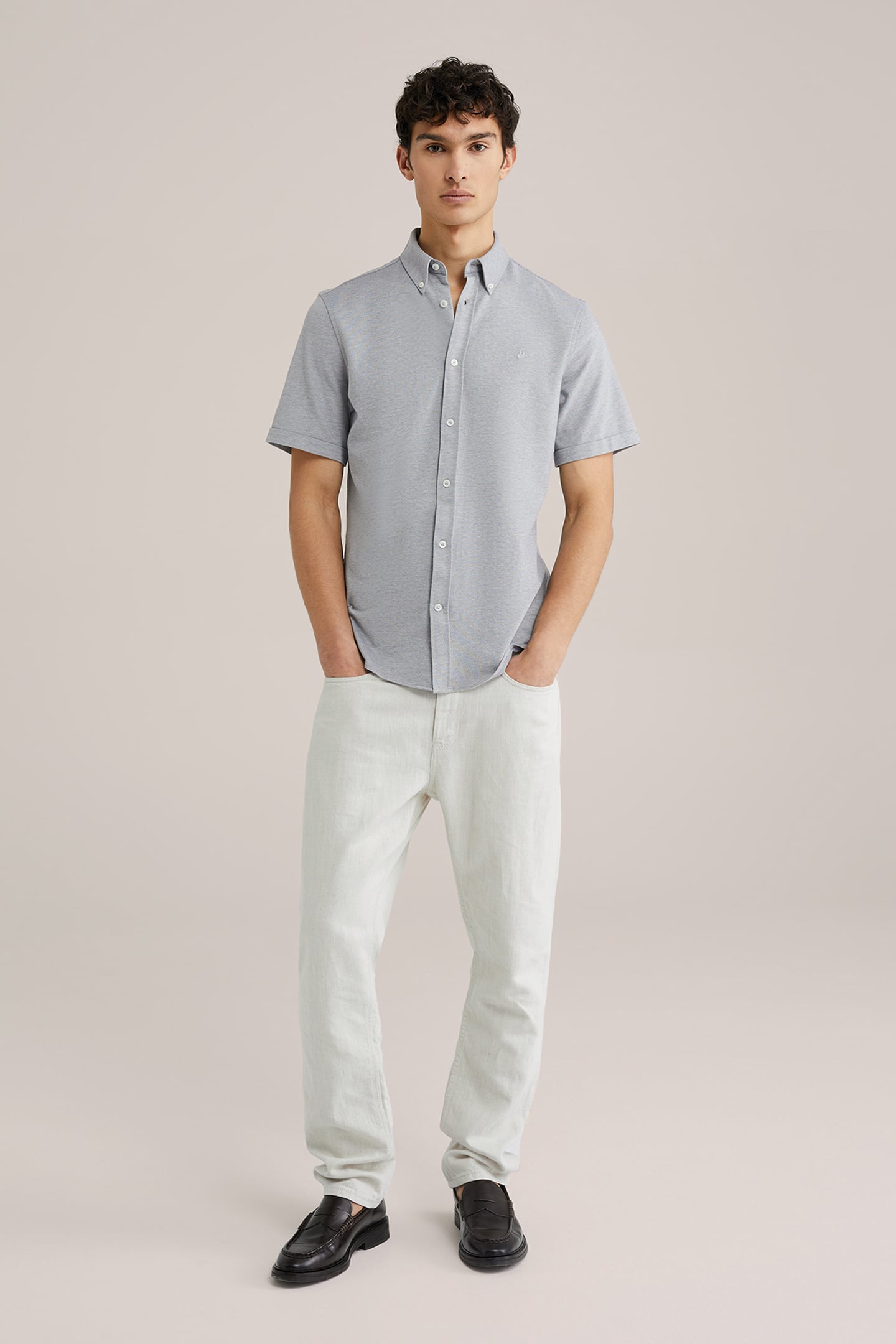 SHIRT BLENDED LIGHT GREY 3