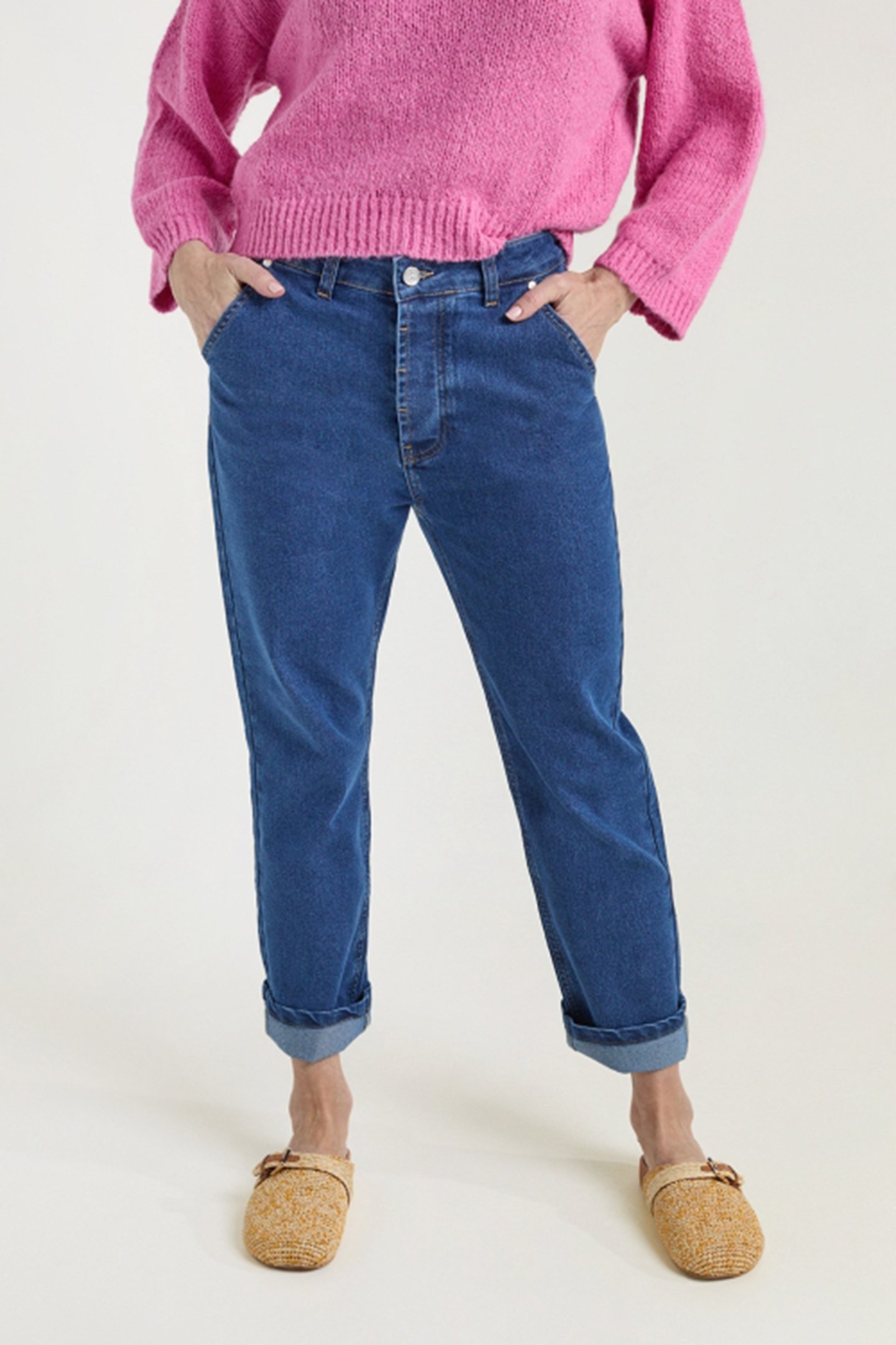 ANDREW CHINO MID BLUE JEANS 1