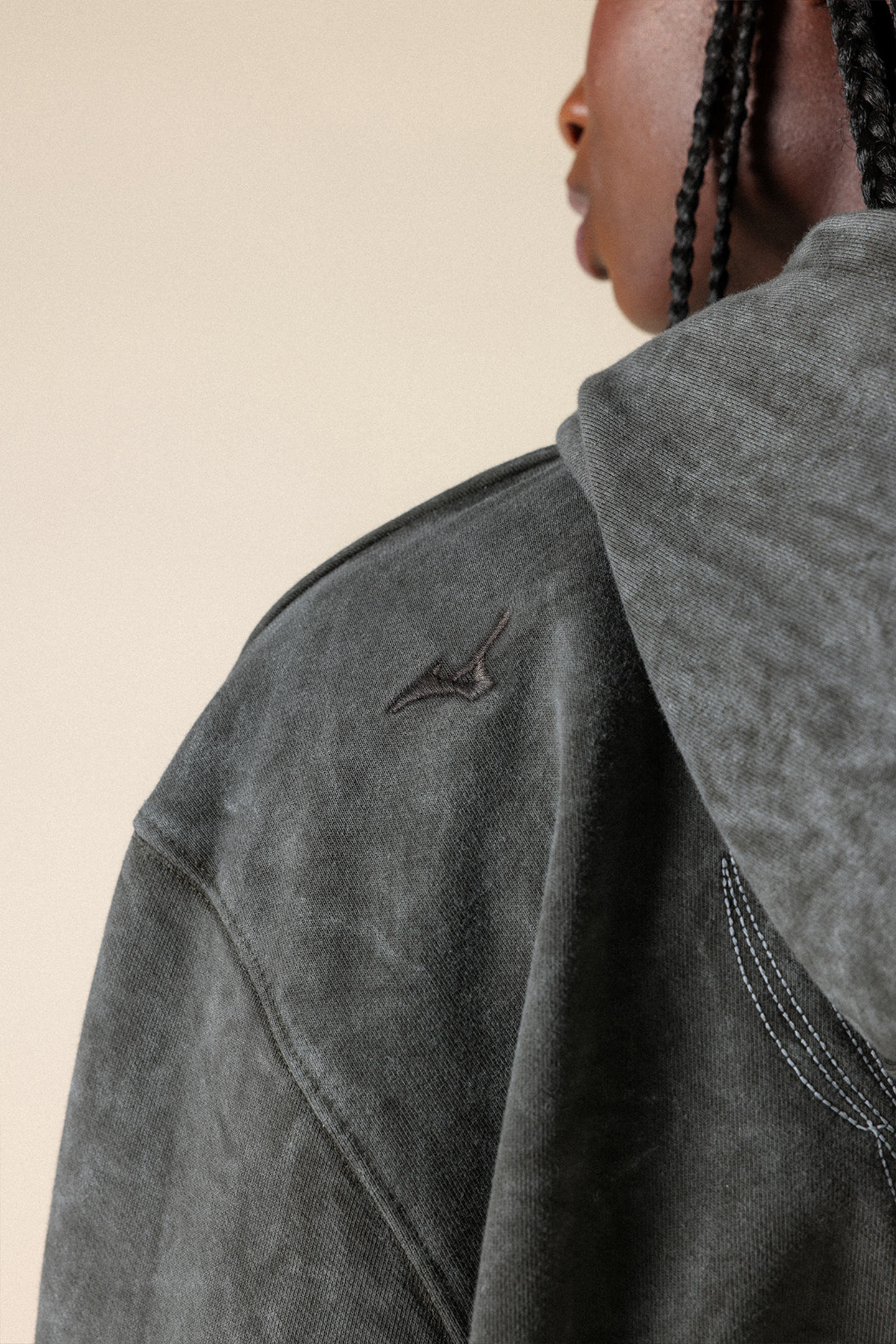 SL FLORATECH HOODIE UNISEX PEATCHARCOAL 5