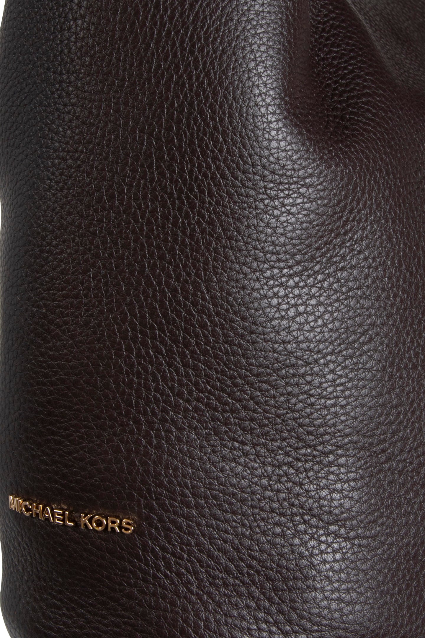 MEDIUM HOBO SHOULDER BAG IN CHOCOLATE 5