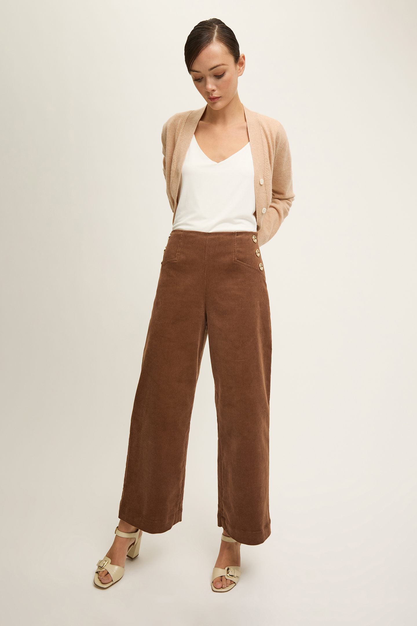 TR HANS CORD TROUSER CHOCOLATE 4