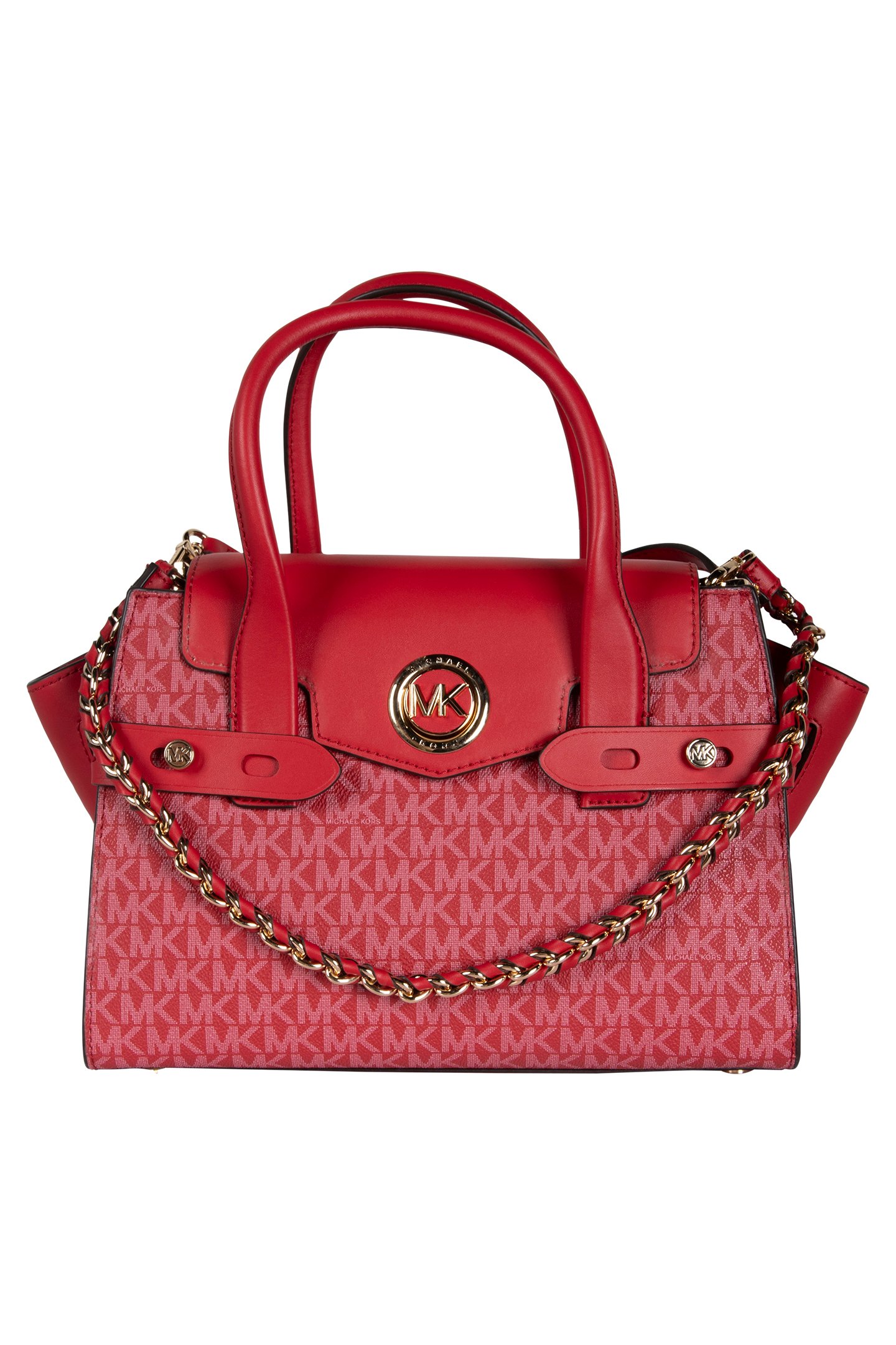 SM FLAP SATCHEL CRIMSON 2