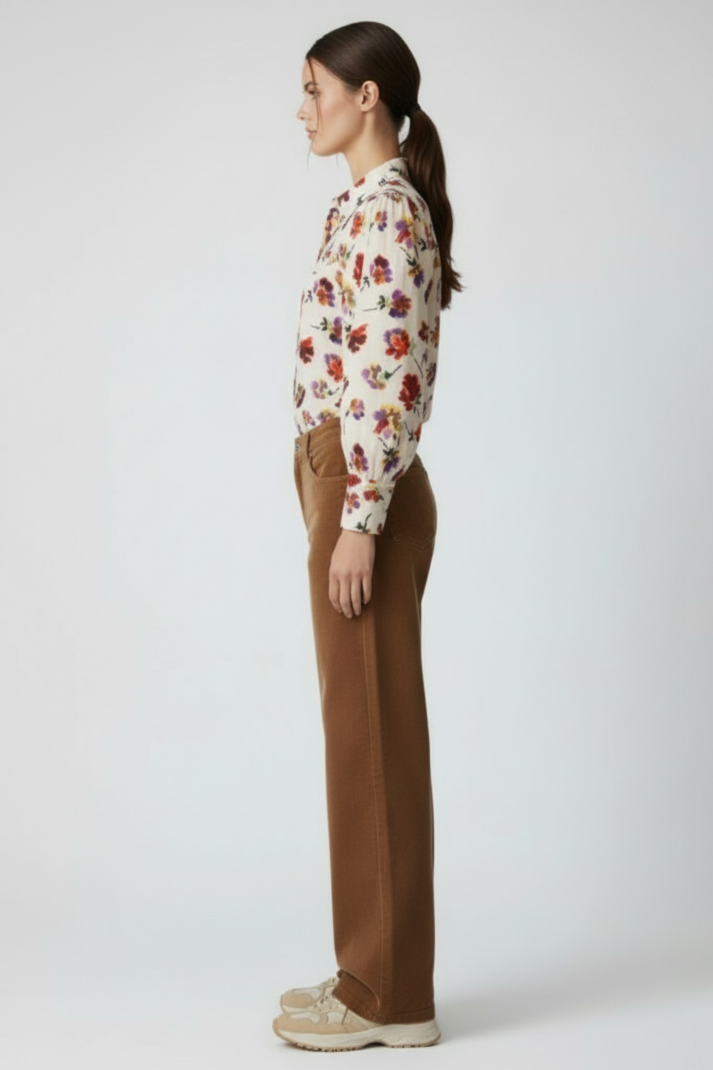 TW SONYA IKAT BLOUSE CREAM 3