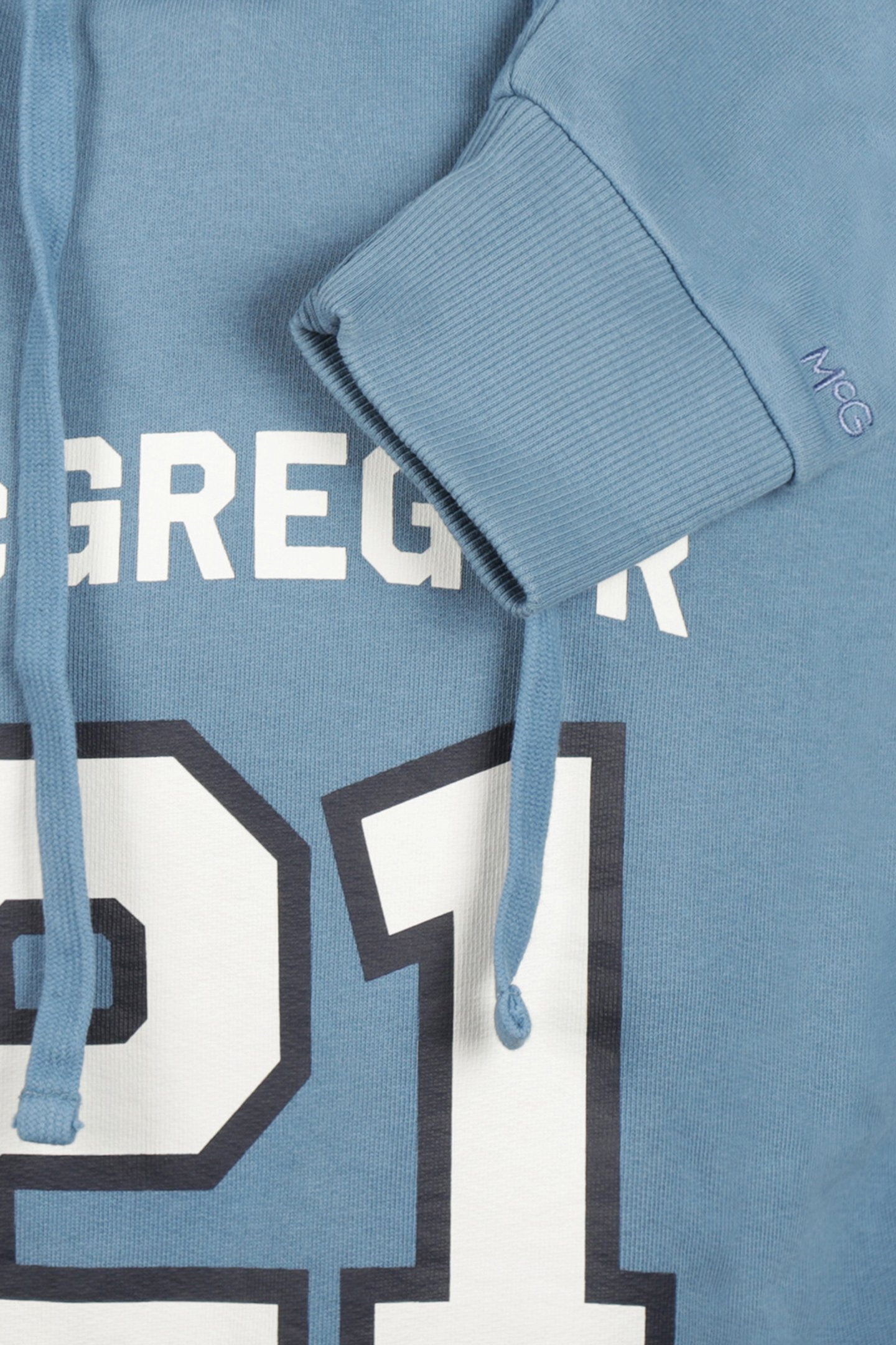 GRAPHIC HOODY WORKER BLUE 7