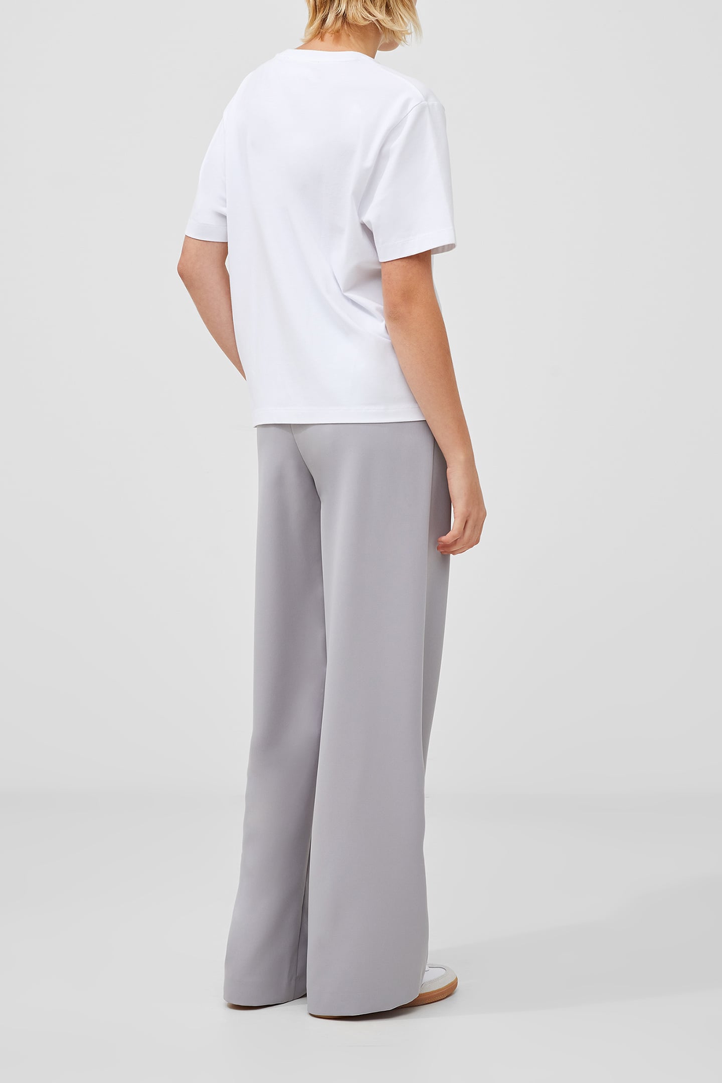RALLIE COTTON ROUCHED T-SHIRT LINEN WHITE 3