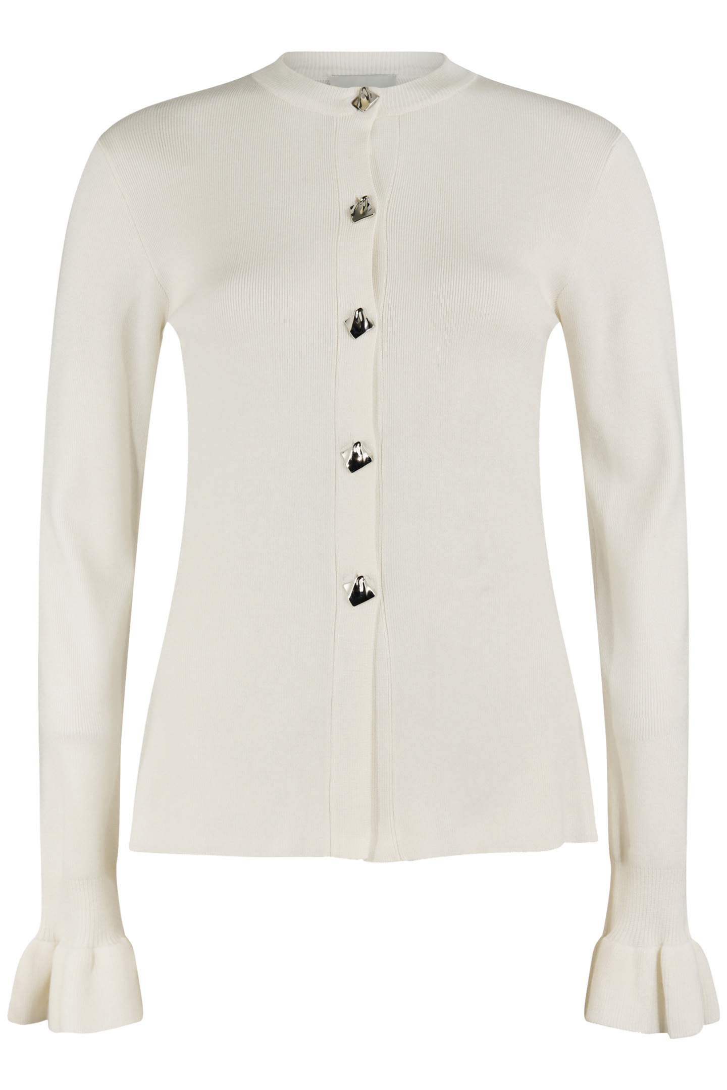 SBFRILL SLEEVE CARDIGAN OFFWHITE 4