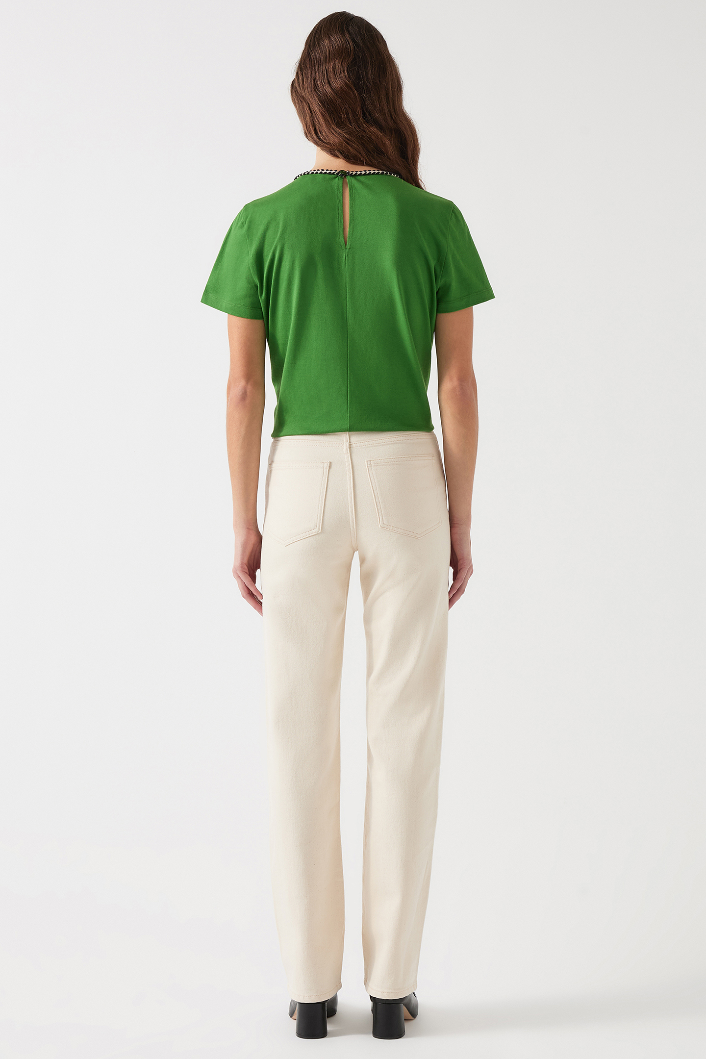 TJ VITA TAPE TRIM T-SHIRT GREEN 2