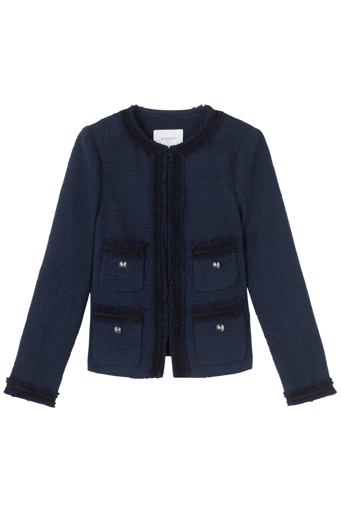 JK CHARLEE - BOUCLE TRIM NAVY 4