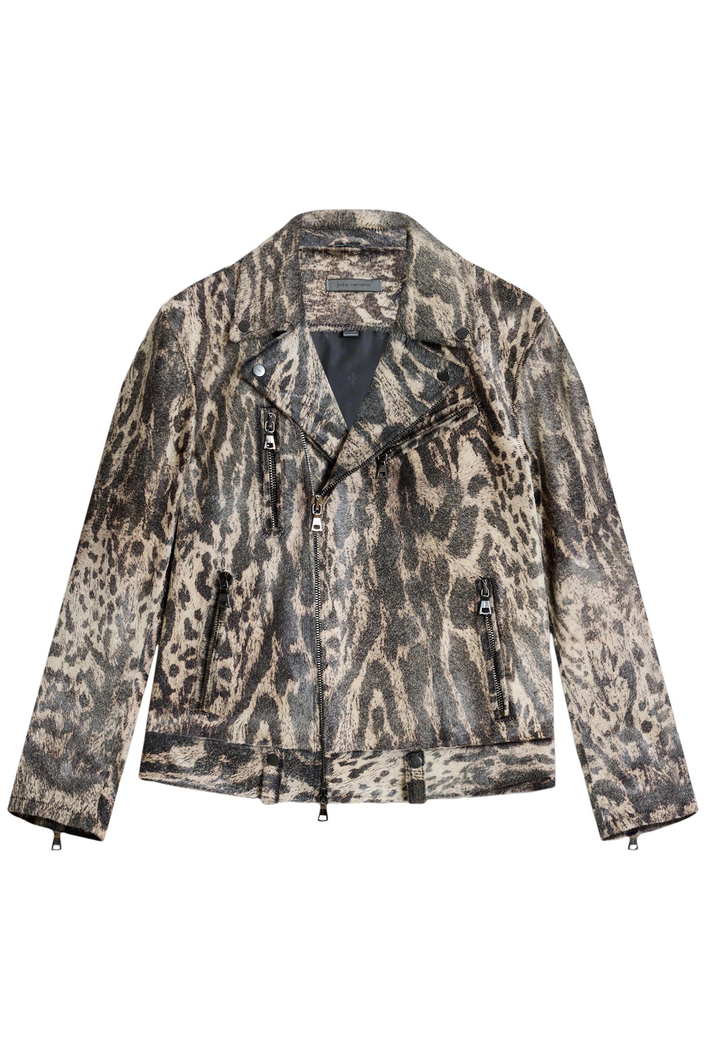 CHELSEA SLIM FIT ASYMMETIRIC ZIP CLOSURE SMOKED PEARL GREY 2