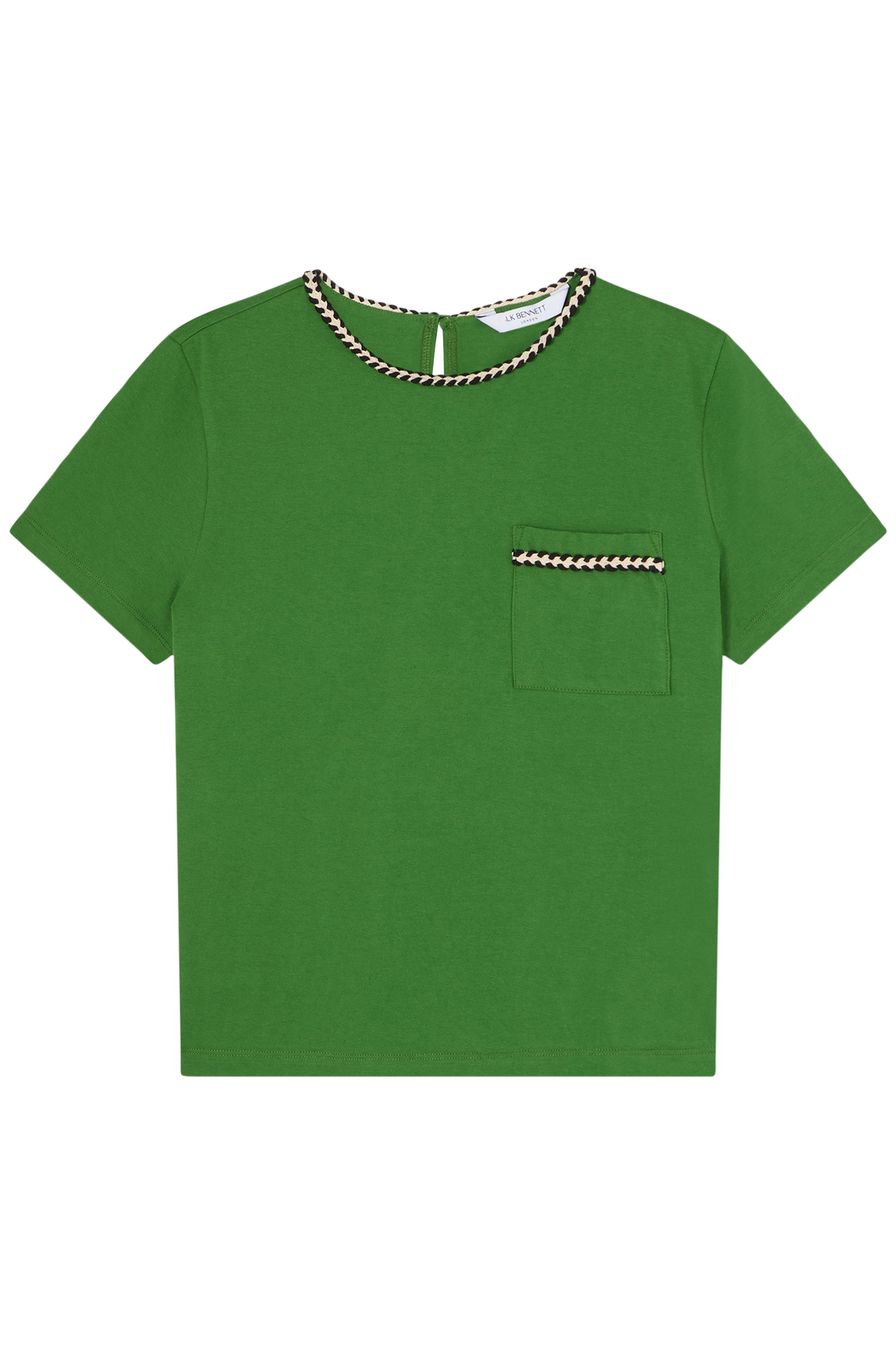 TJ VITA TAPE TRIM T-SHIRT GREEN 3