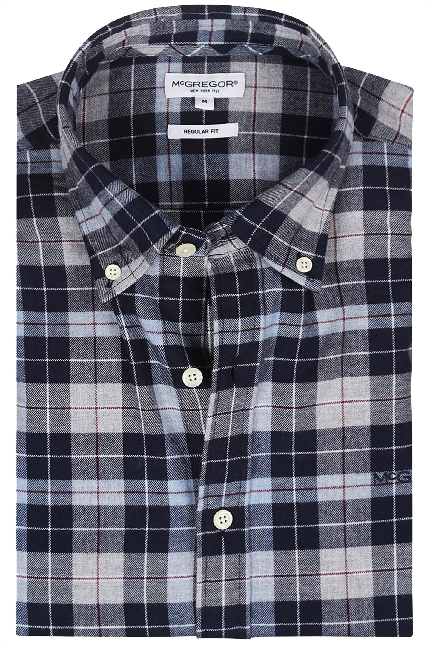 FLANNEL CHECK SHIRT LIGHT BLUE 6