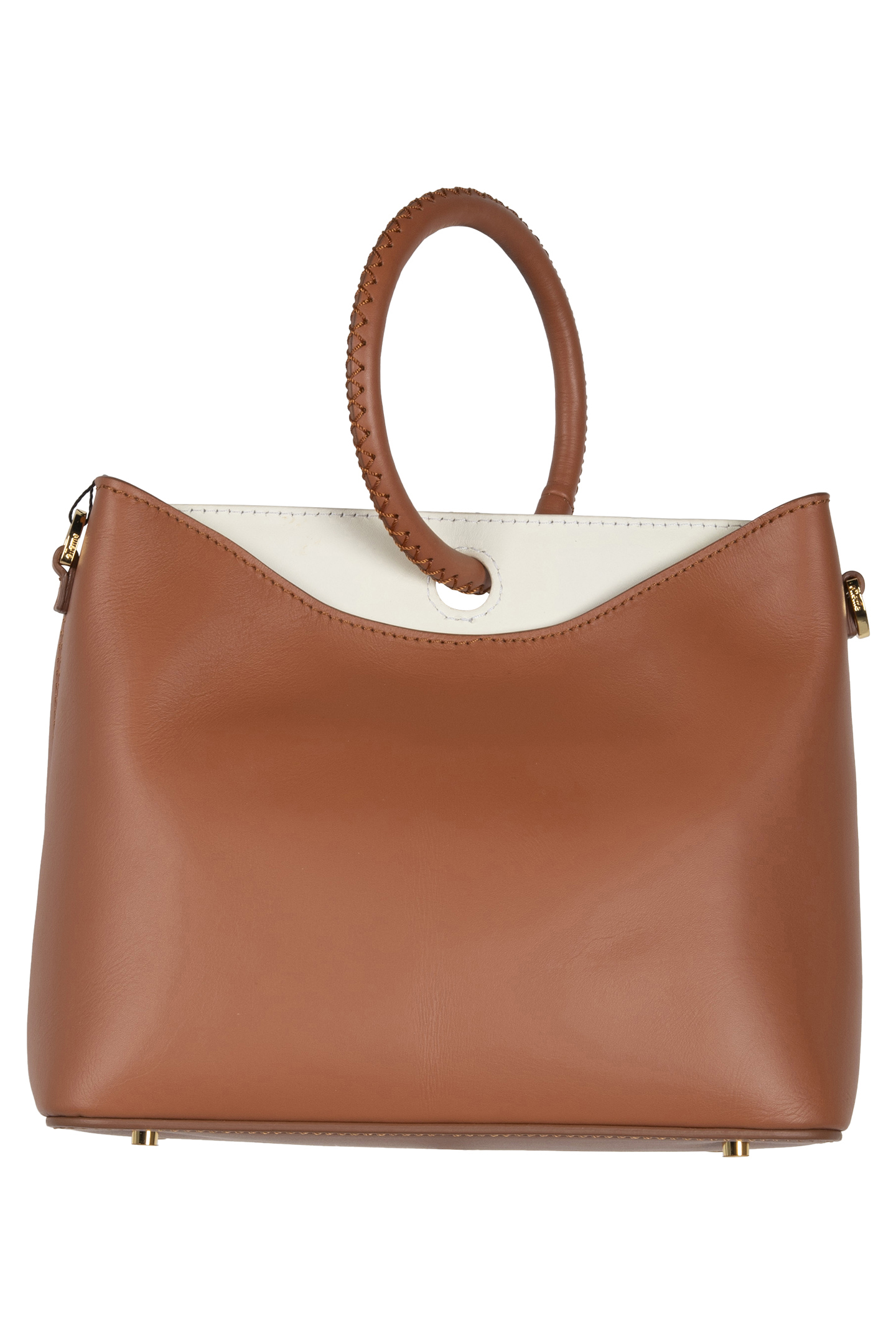 SIMONE LEATHER ORANGE/WHITE 2