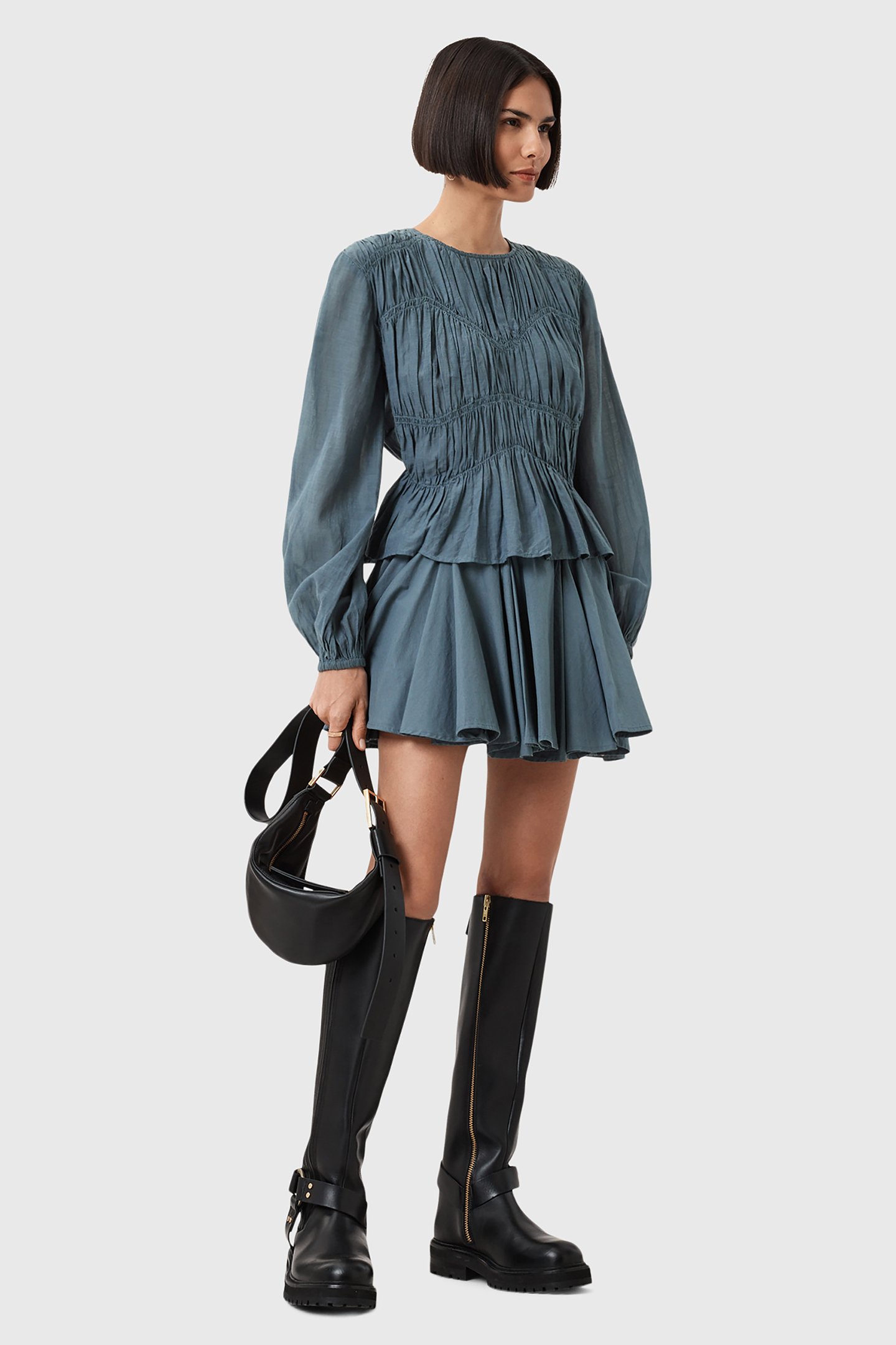 TULIP SKIRT DARK SLATE BLUE 6