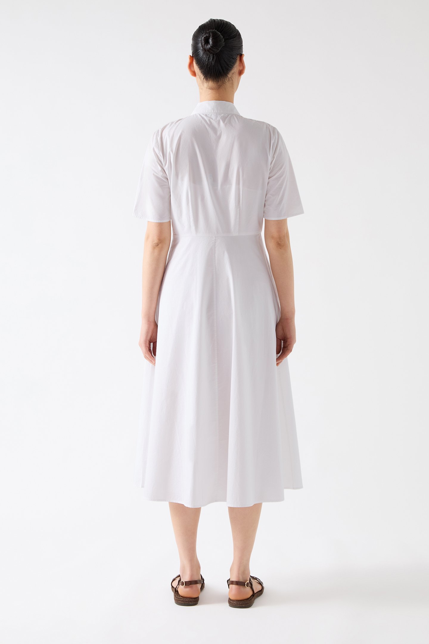 DR GRACE LACE PANEL DRESS WHITE 2